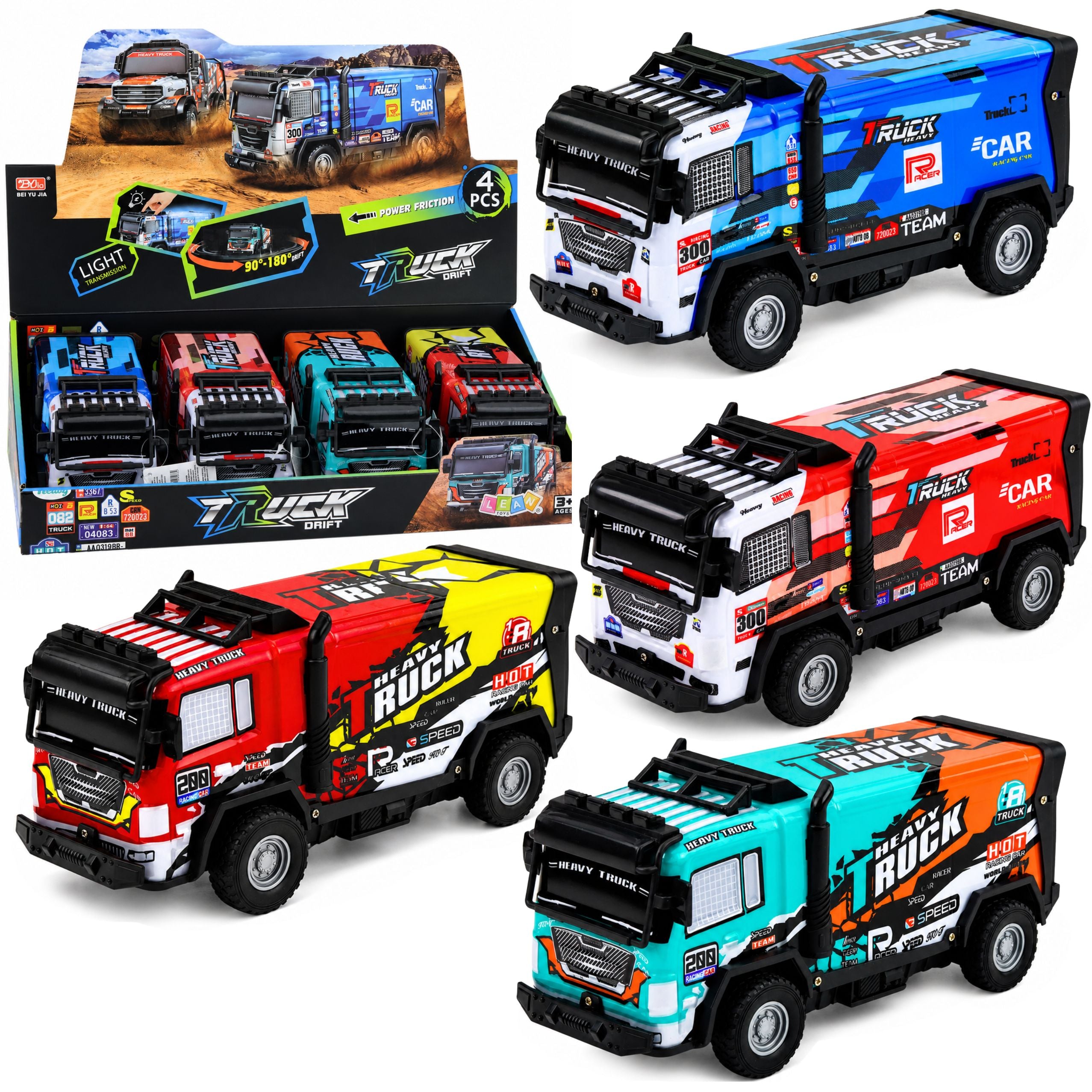 Off-road Vehicle Truck Illuminated Body Drive Sounds