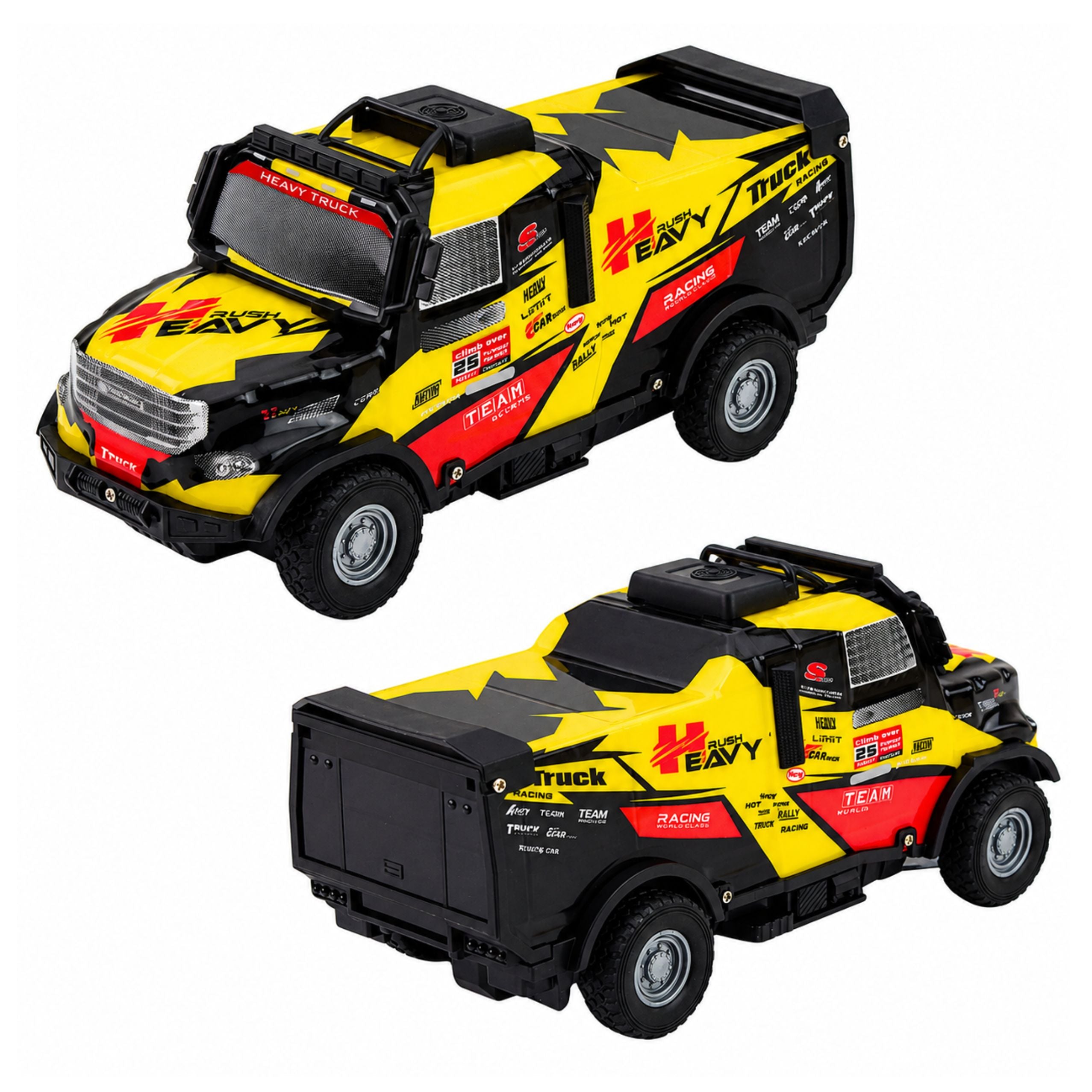 Off-road Vehicle With Friction Drive Illuminated Body Sounds