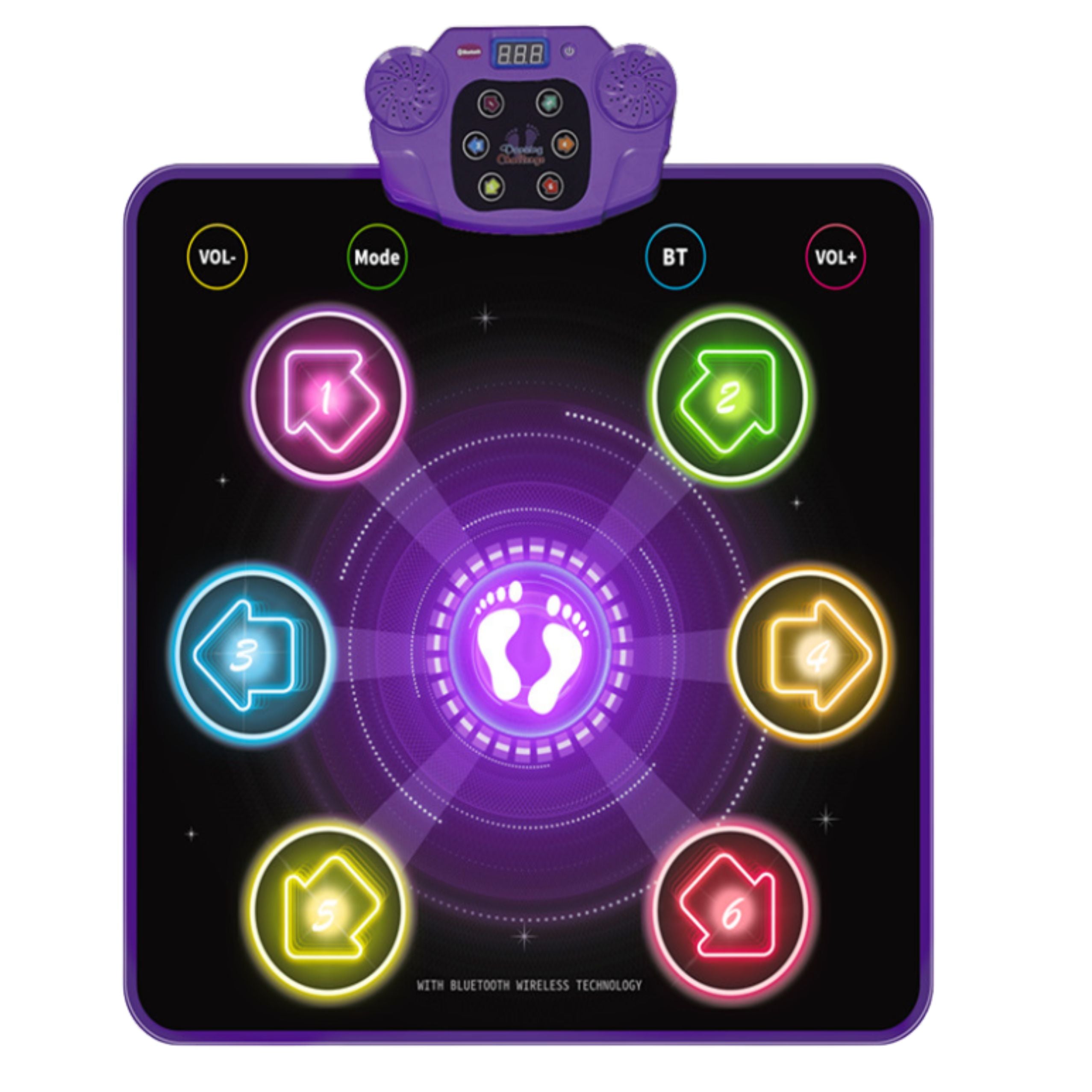 Interactive Dance Mat For Kids Bluetooth 5 Modes 3 Languages