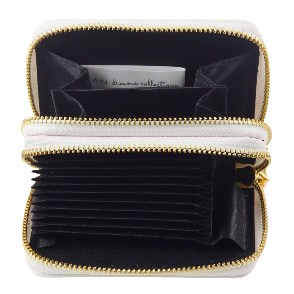 Two-compartment Wallet With Card Compartments Kapybara White 12.5 X 8.5cm