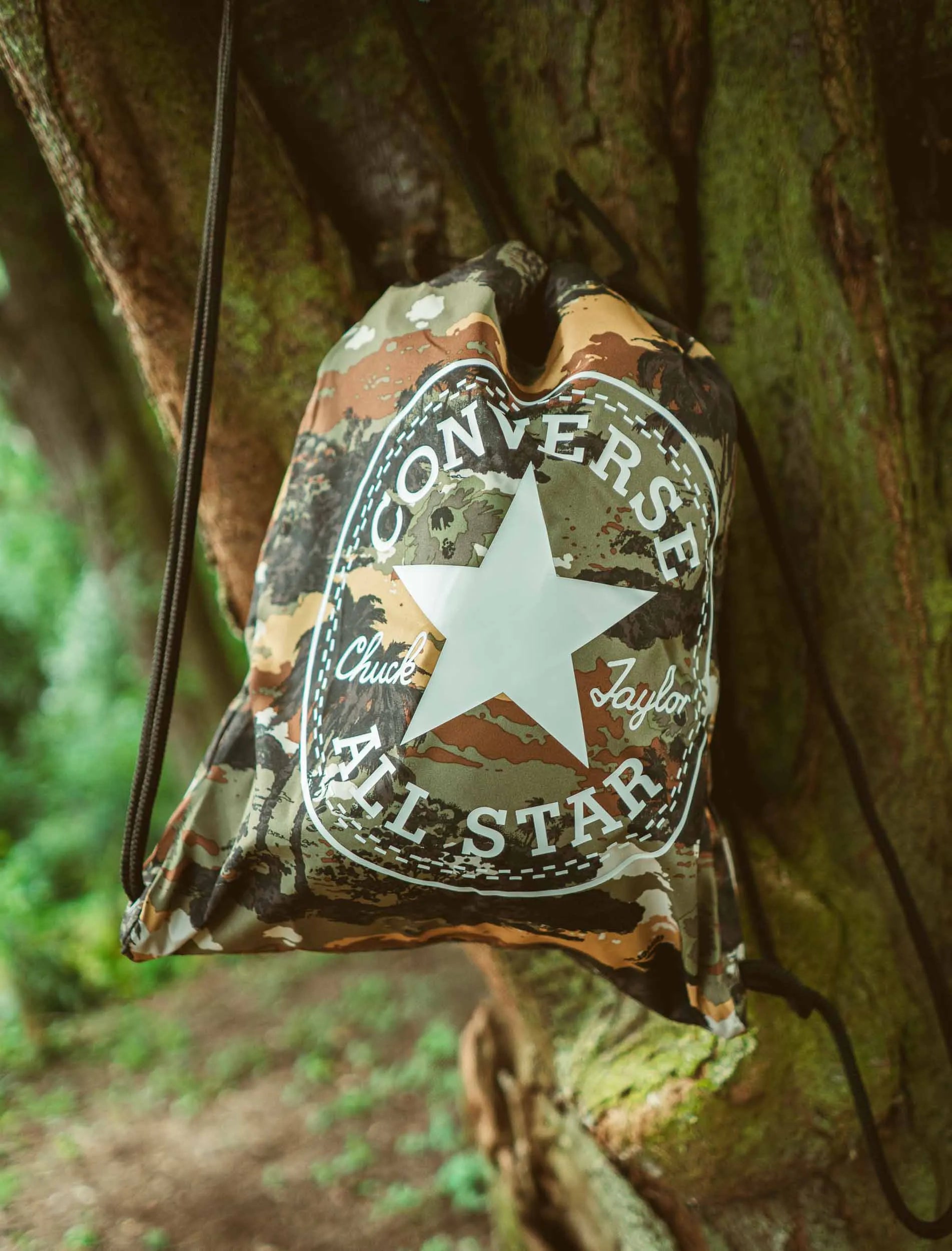Gymsack Converse Flash Stredne olivovozelený