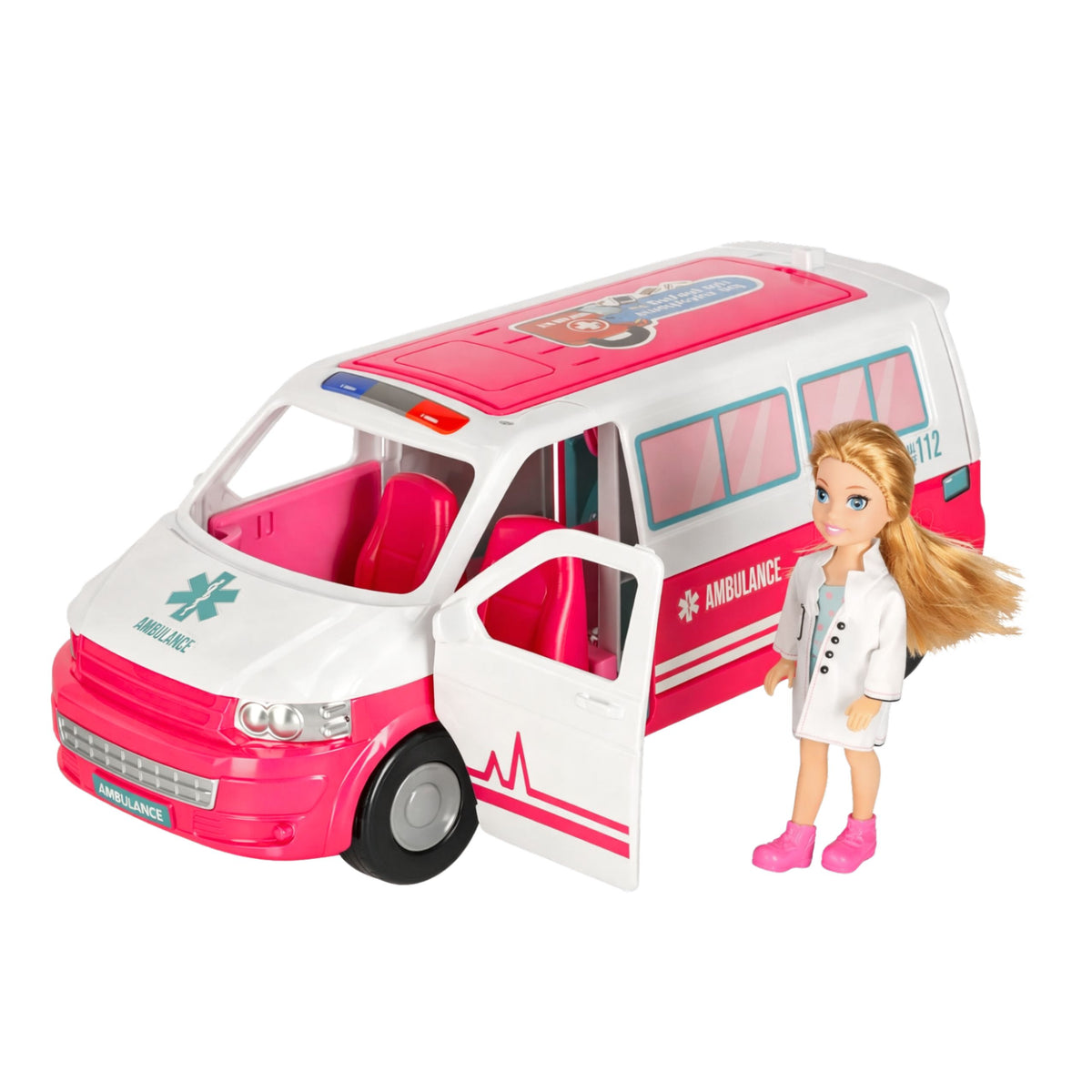 Otharcharr Ospidéil Soghluaiste 2in1 Doll Doctor Medical Accessories