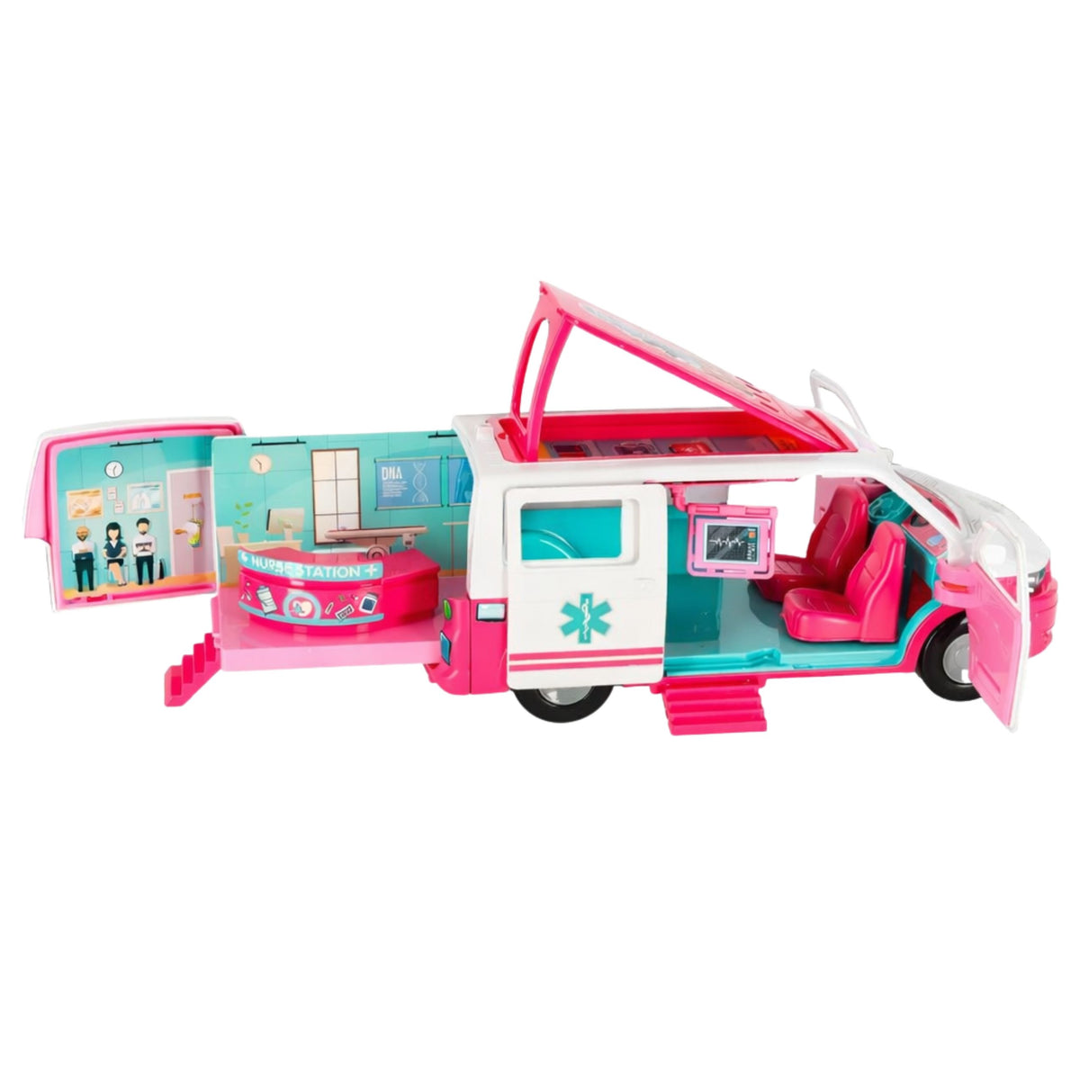 Otharcharr Ospidéil Soghluaiste 2in1 Doll Doctor Medical Accessories