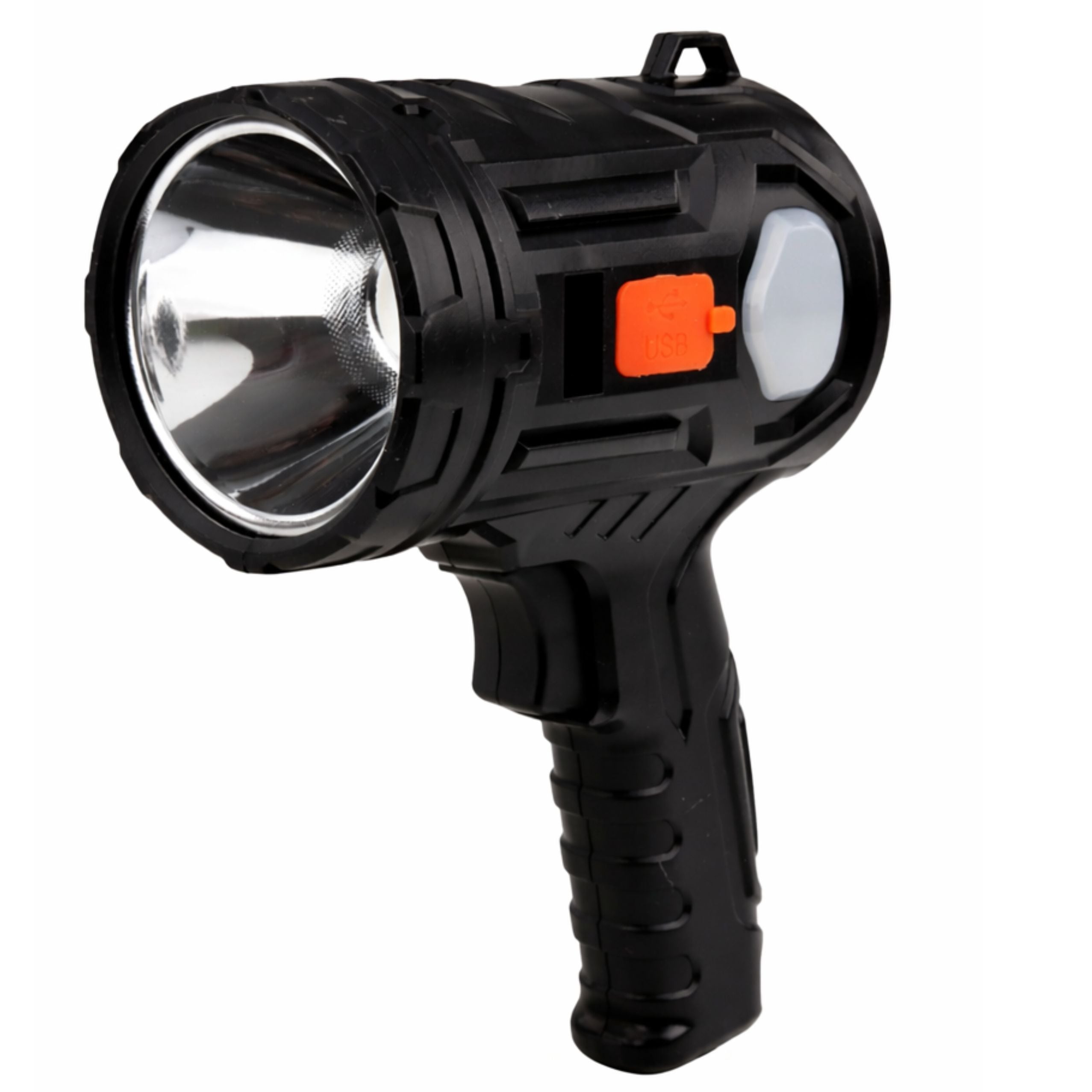 Led Solar Searchlight Flashlight 6 Modes Powerbank Replaceable Filters 19 Cm