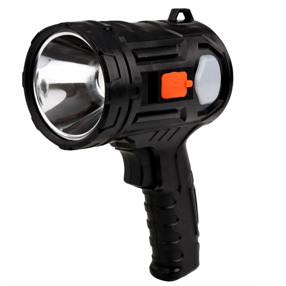 Led Solar Searchlight Flashlight 6 Modes Powerbank Replaceable Filters 19 Cm