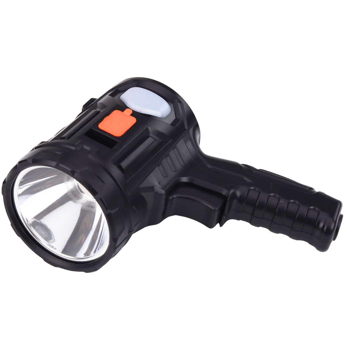 Led Solar Searchlight Flashlight 6 Modes Powerbank Replaceable Filters 19 Cm