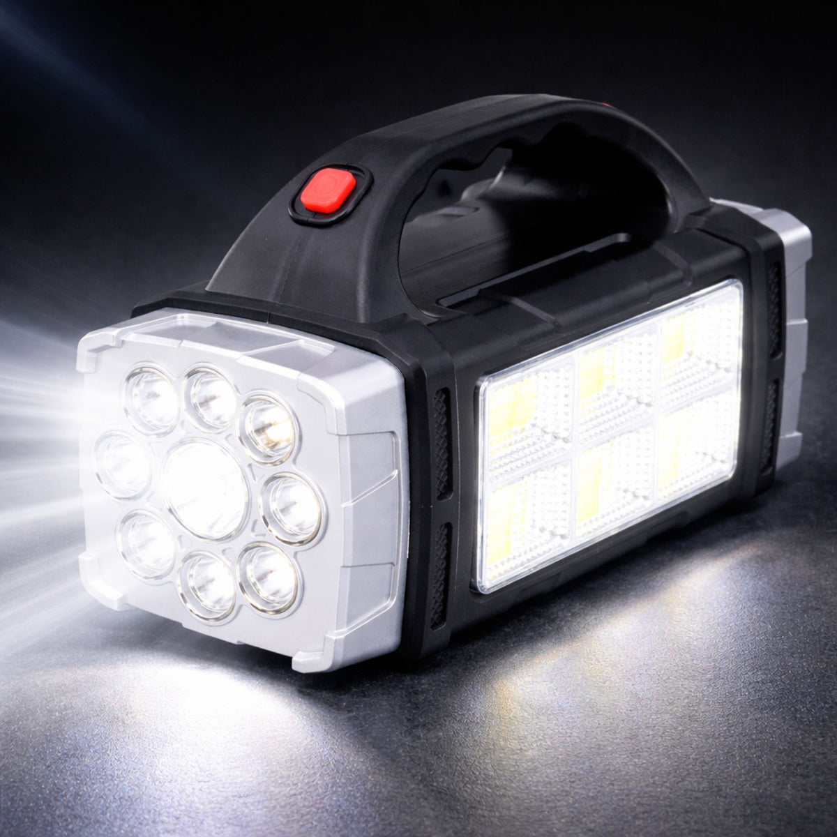Hb-1678 38w Multifunctional Wide-angle Led Solar Flashlight