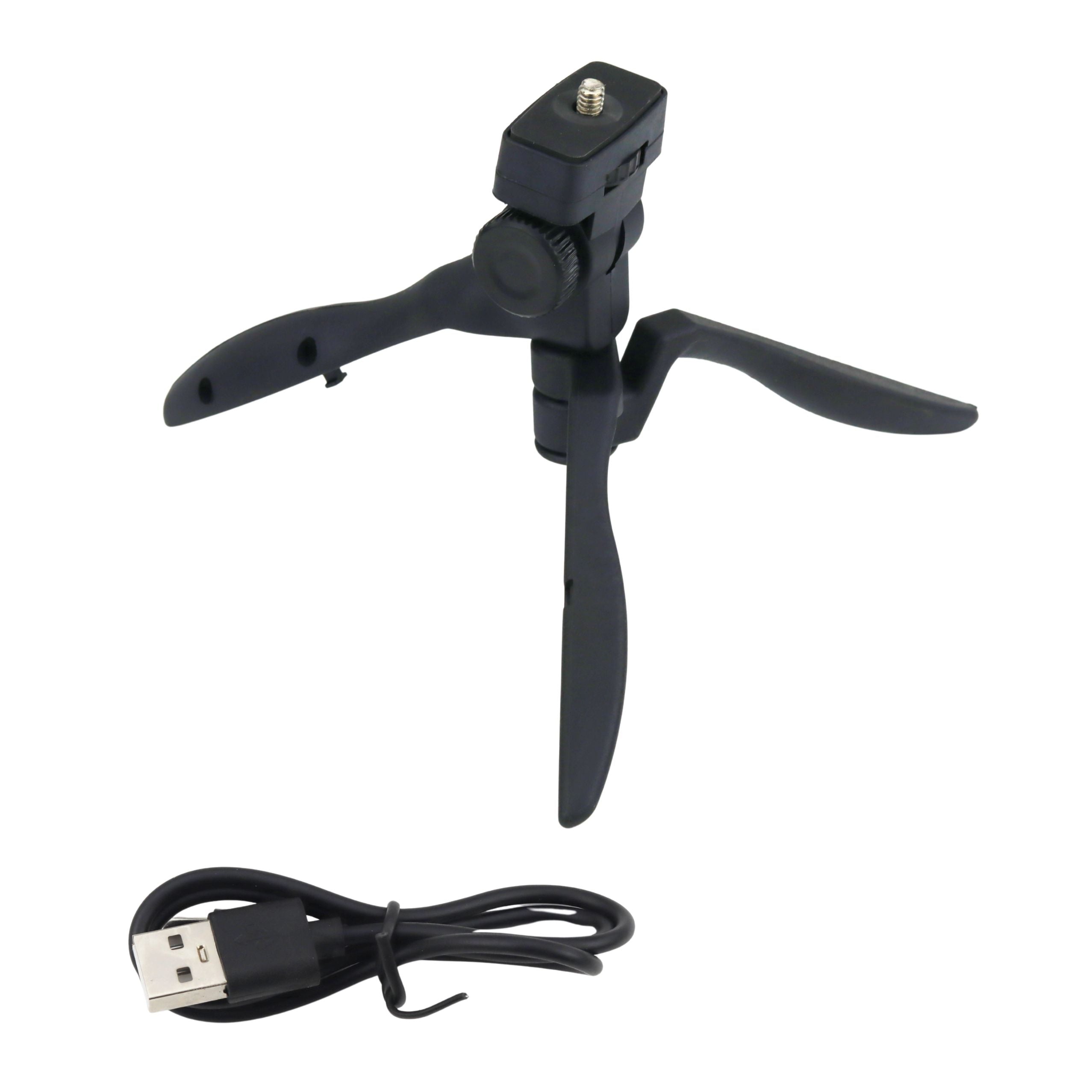Large Flashlight Spotlight With Tripod Led Searchlight W5120 Powerbank 31 Cm