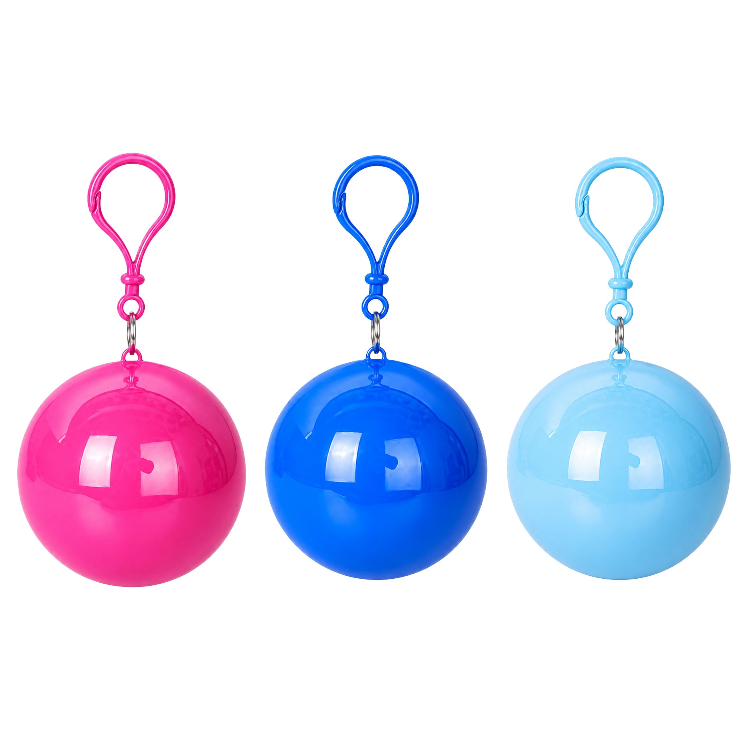 Raincoat Universal Coat In A Ball Keychain Mix Color