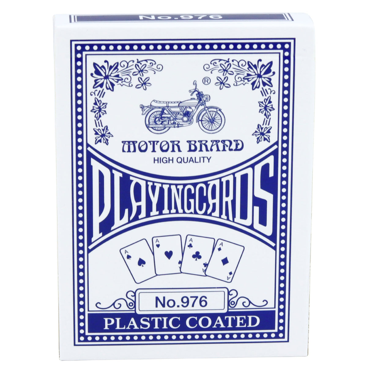 Carte da gioco classiche Rivestimento in plastica blu