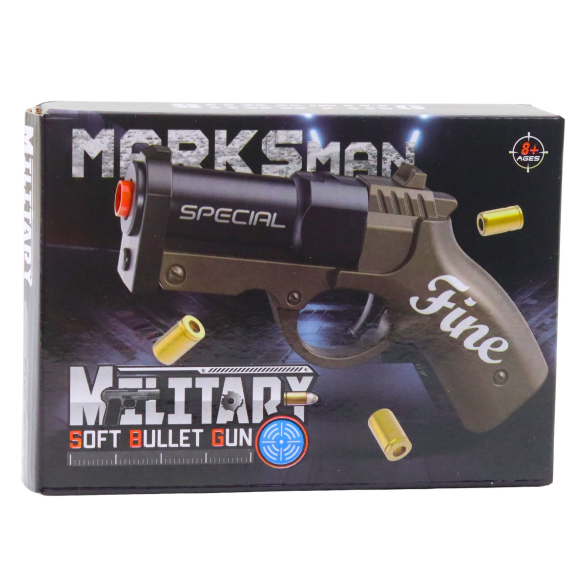 Mini Pistol Weapon For Bullets And Shells Black And Brown 13.5 Cm