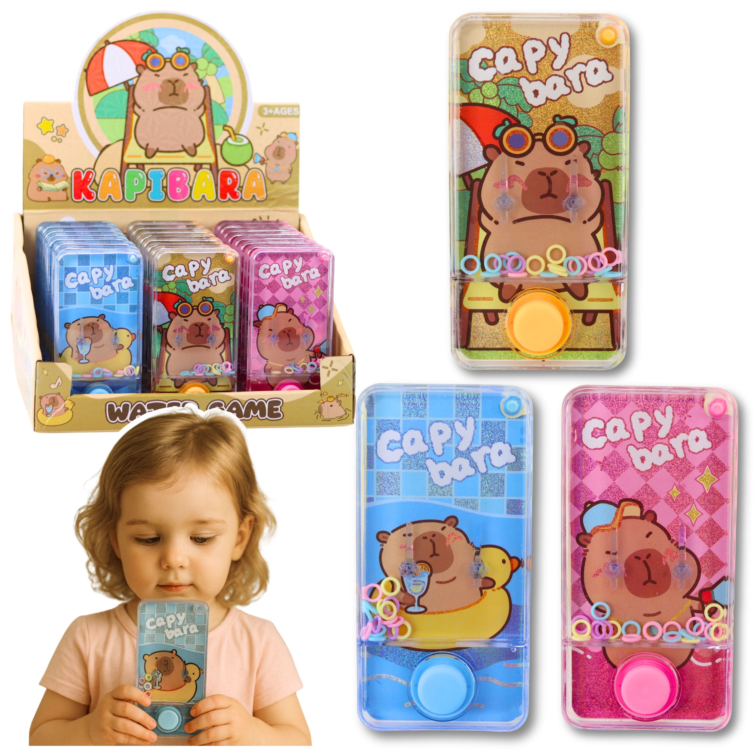 Capybara Water Arcade Game Mixed Color 12.5 Cm