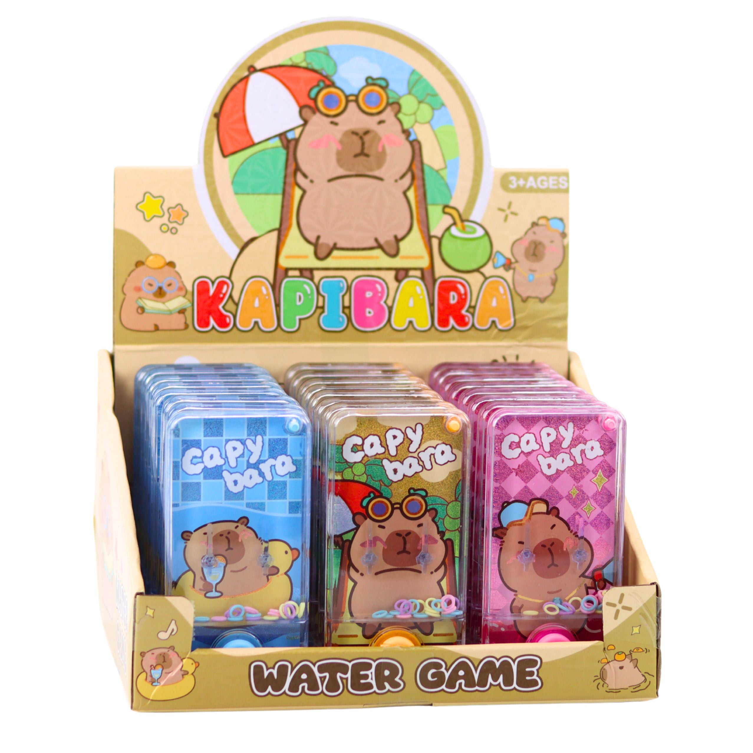Capybara Water Arcade Game Mixed Color 12.5 Cm