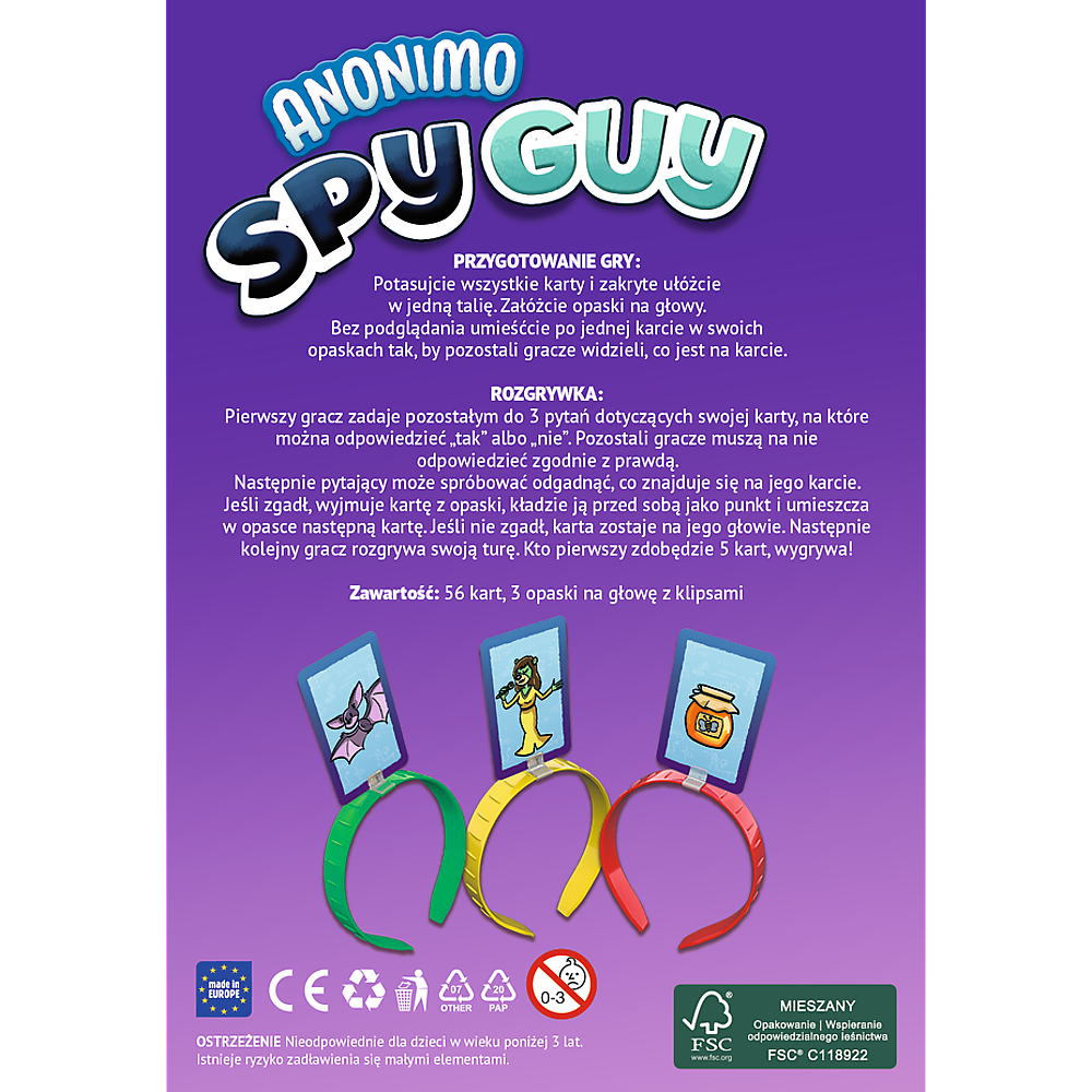 Jeu Spy Guy Anonimo Trefl 02692