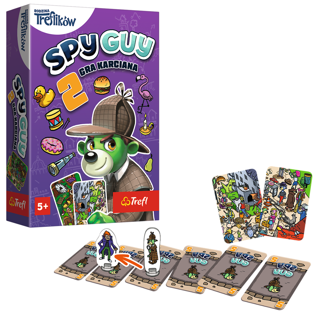 Game - Spy Guy Card Game 2 Of Trefl 02817