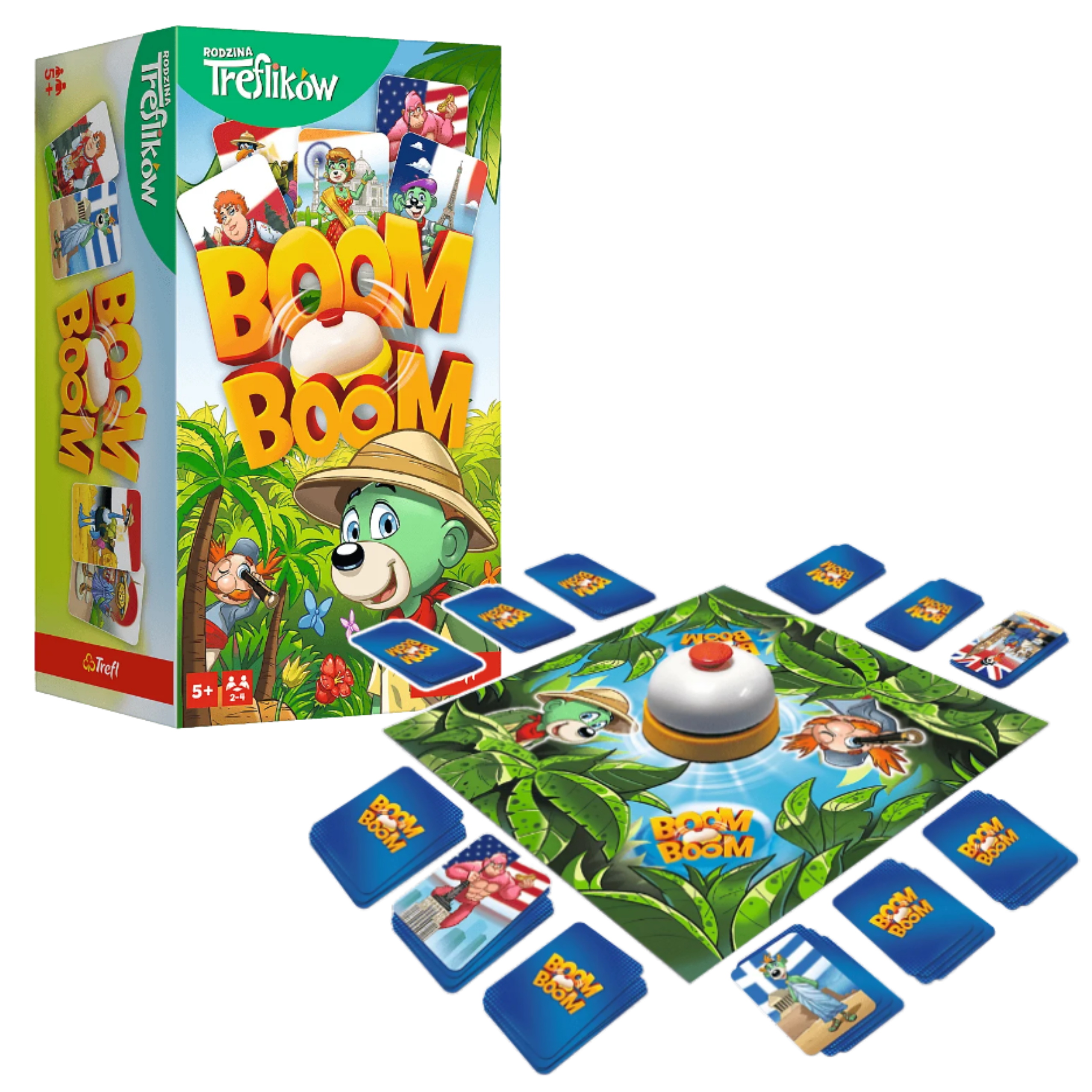 02822 Jogo - Boom Boom Treflik Família Trefl