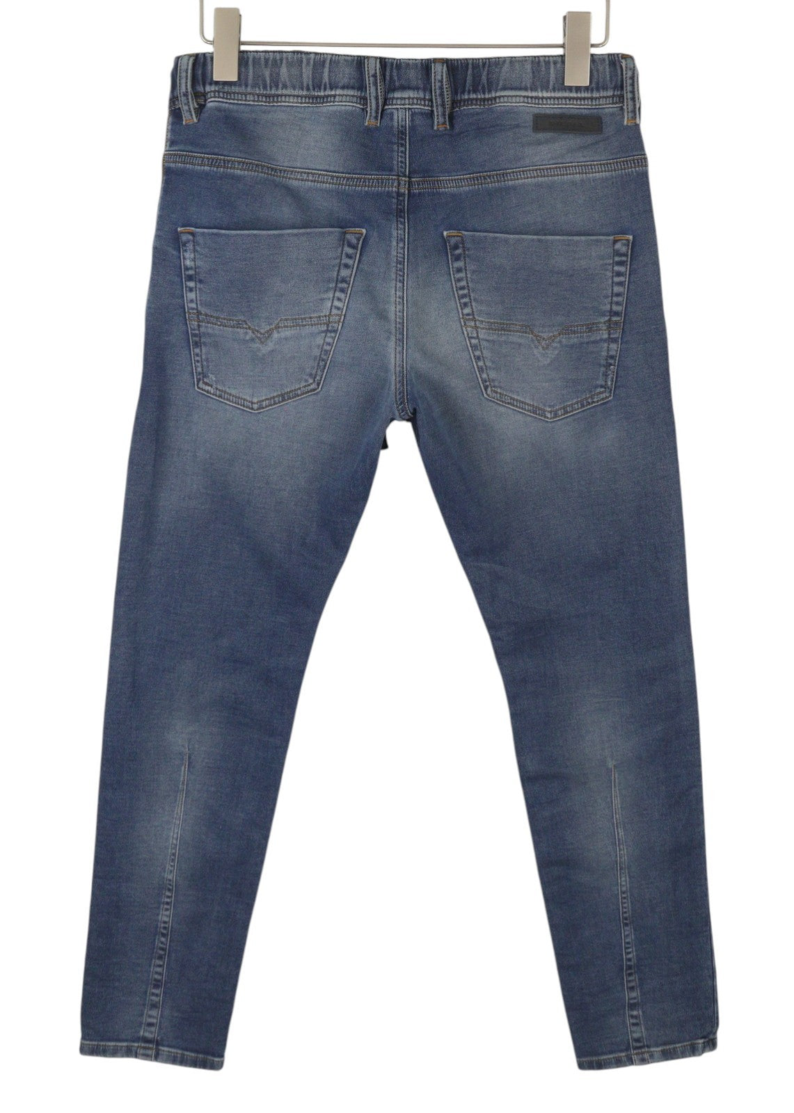 Diesel Krooley-ne 084tz Herr Jeansblå Morrhår Faded Distress Slim Jogg