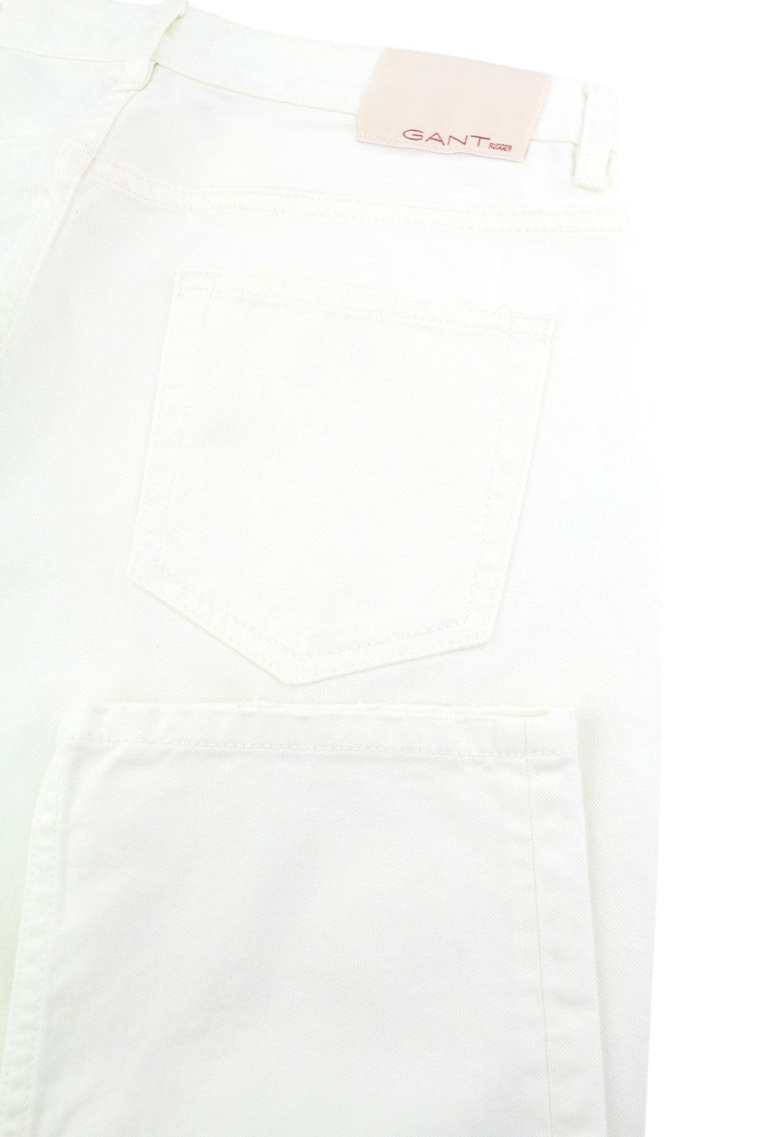 Gant Rugger Slacker Branco Mulheres Jeansoff Branco Distress Slim Fit