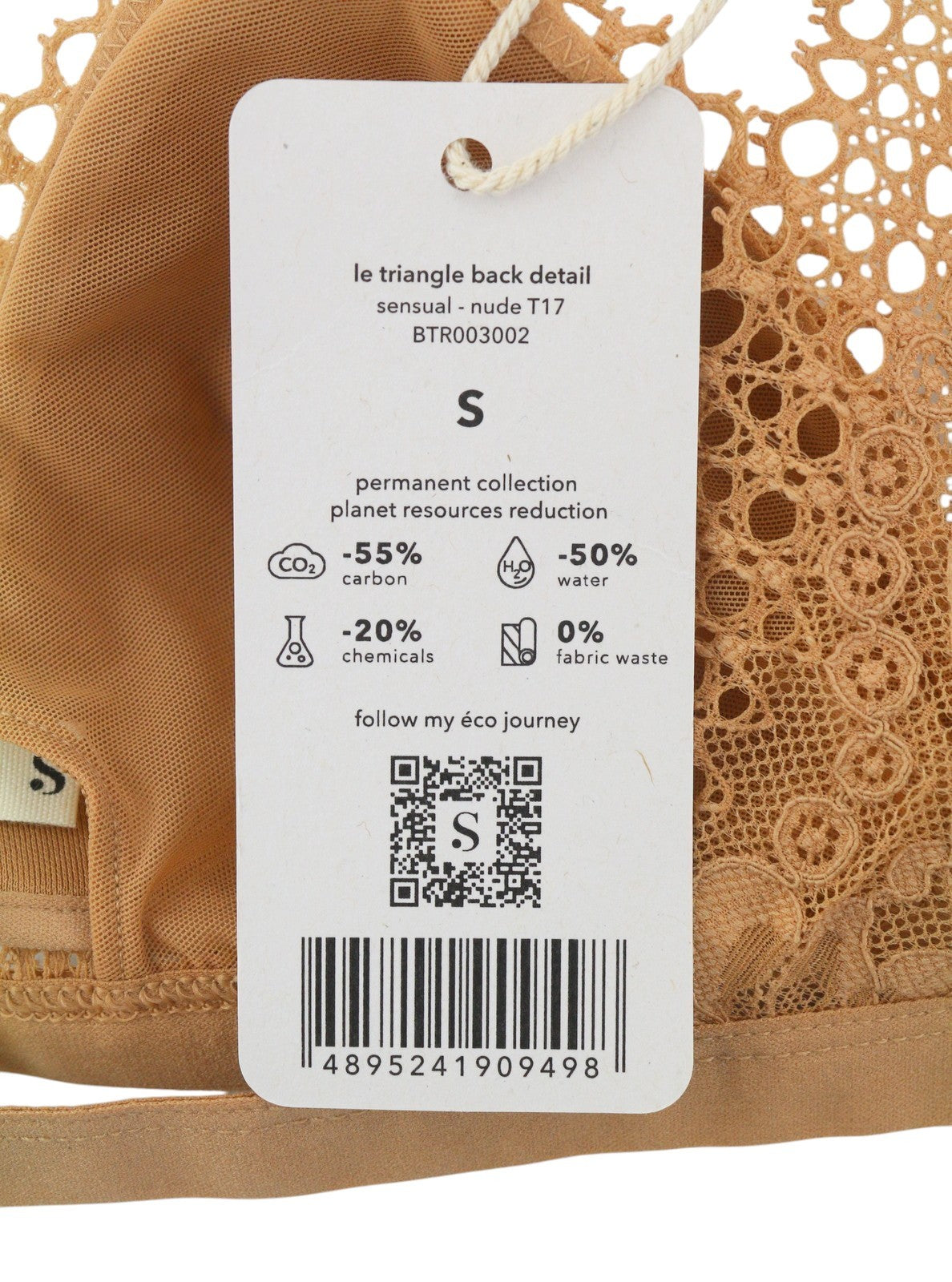 Bra Le Triangle Back Detail Sensual-nude T17