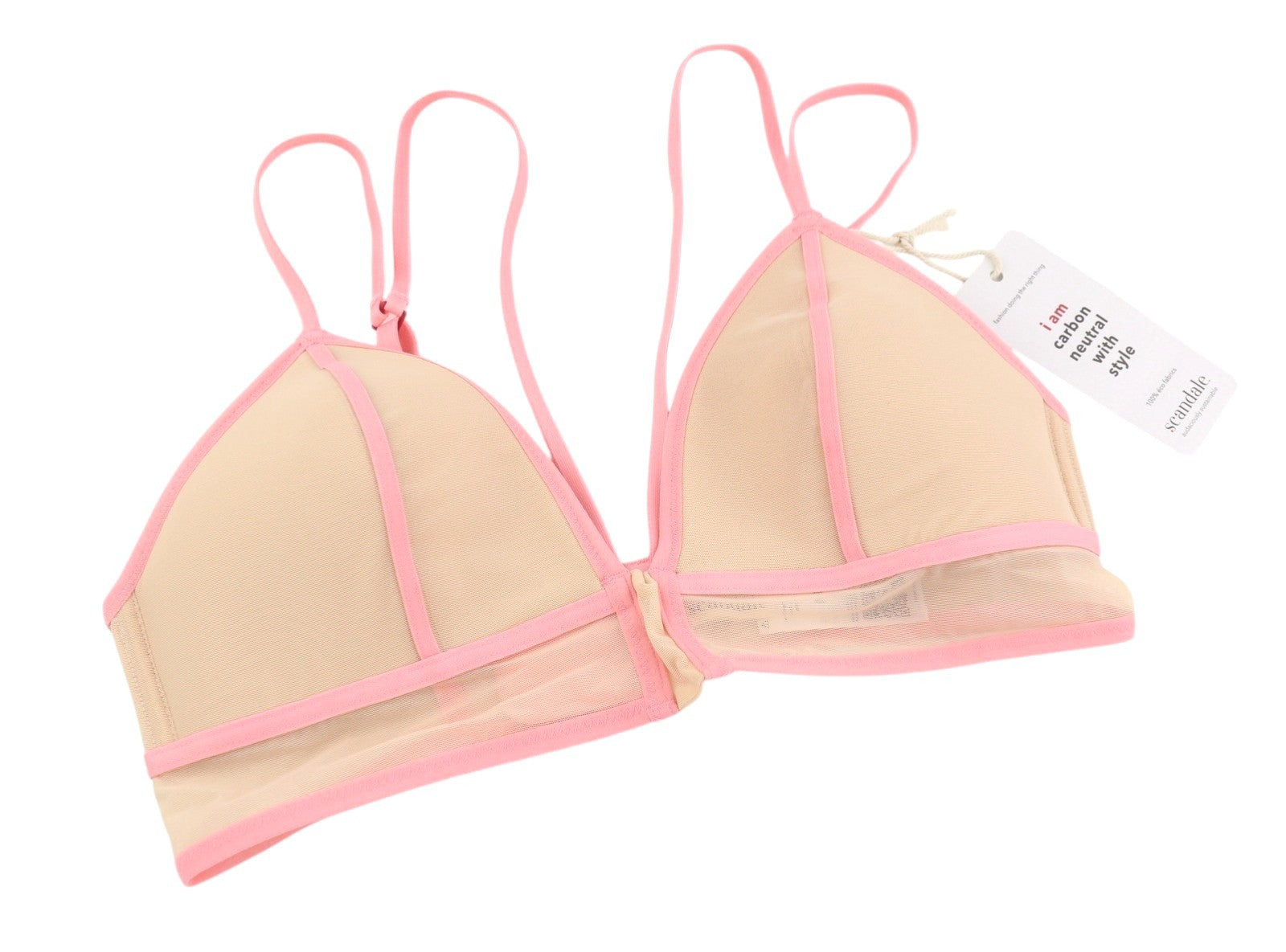 Scandale Le Triangle Spacer Cup Eleganckie, nude A14 Damskie wstawki Bramesh