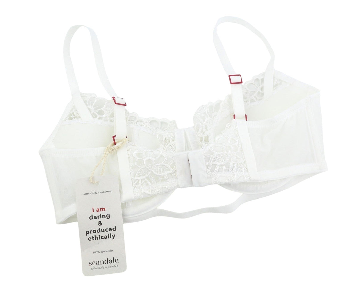 Scandale Le Balconet 1/2 Spacer Sublime-undyed Women Brawwhite Guipure Laces