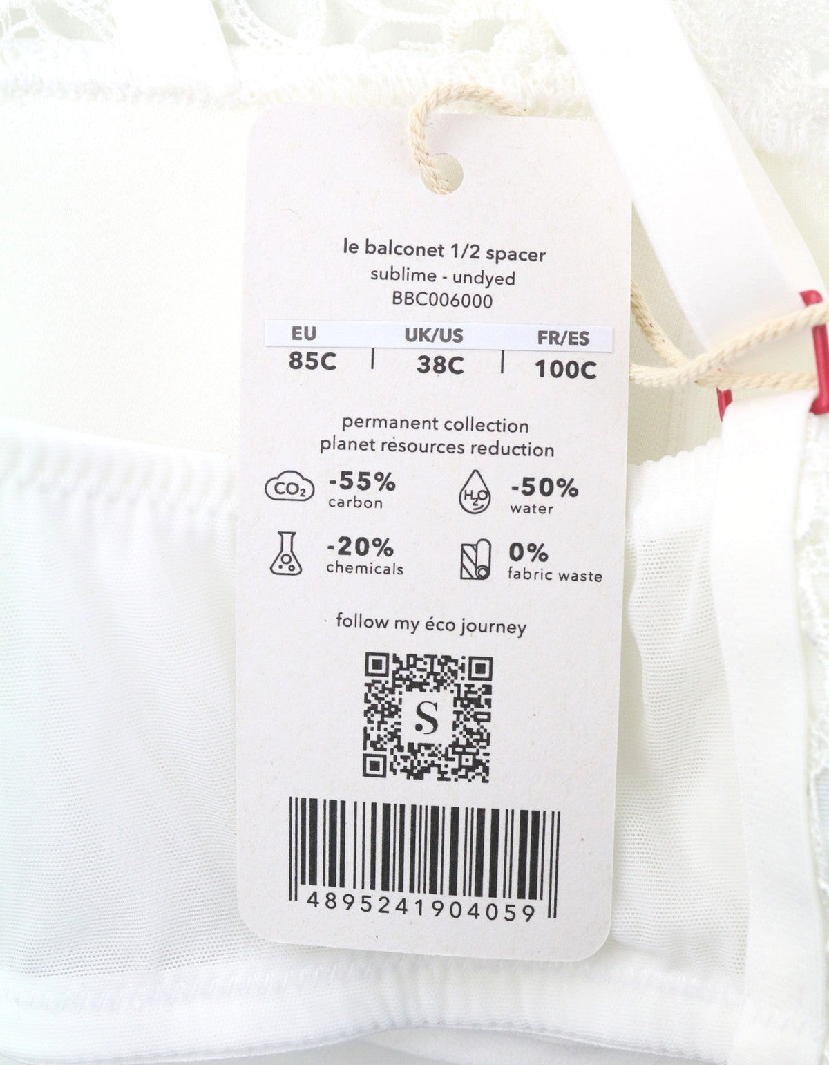 Šnúrky Scandale Le Balconet 1/2 Spacer Sublime-undyed Women Brawhite Guipure šnúrky