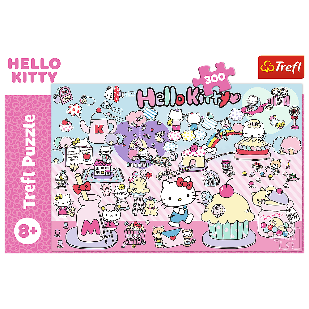 Puzzle – 300 Pieces – Discover The World Of Hello Kitty – Hello Kitty Trefl 23031