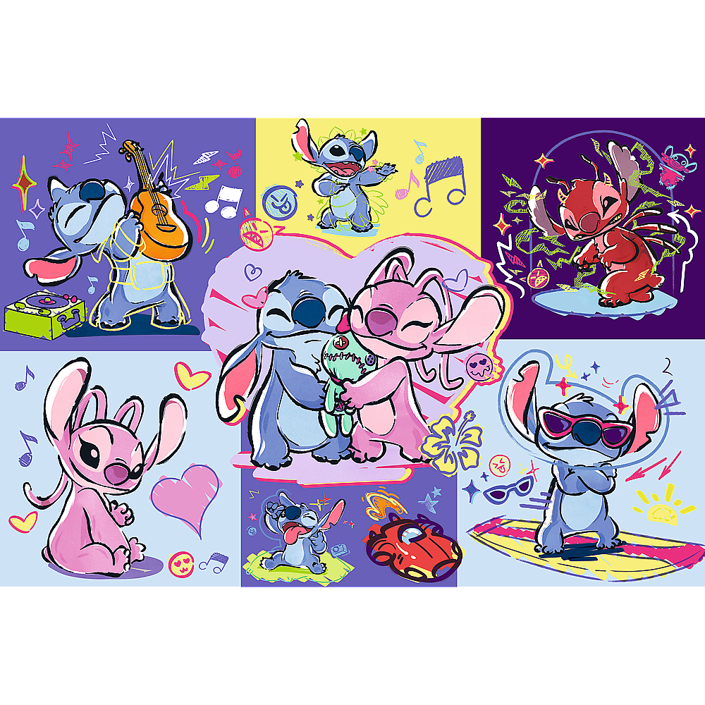 Puzzle – 300 Pieces – Spirited Stitch – Disney Lilo And Stitch Trefl 23033