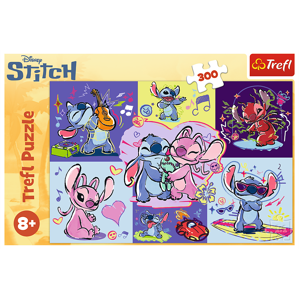 Puzzle – 300 Pieces – Spirited Stitch – Disney Lilo And Stitch Trefl 23033