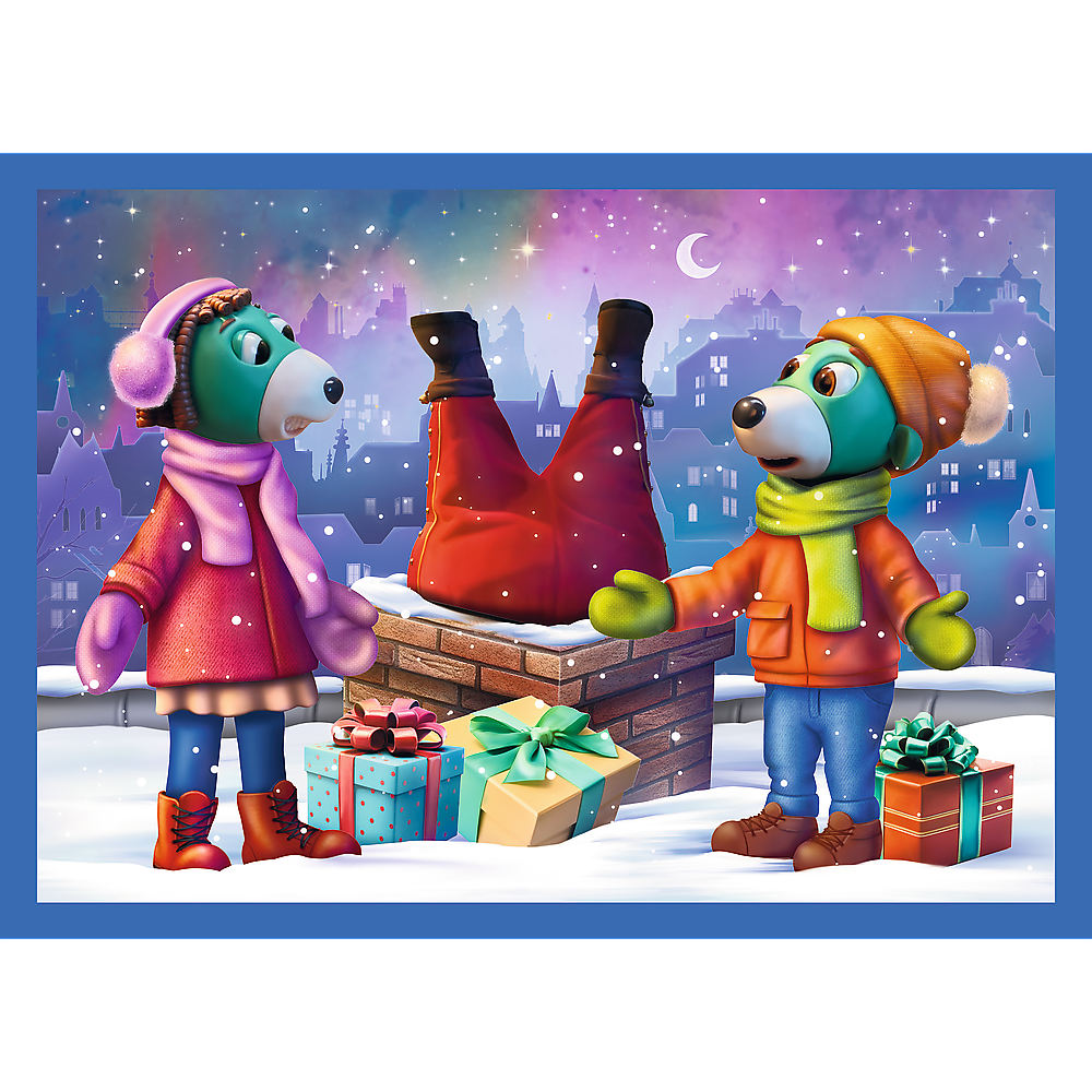 Quebra-cabeça 4 em 1 – Está nevando no Trefliks’ – Trefl 34657