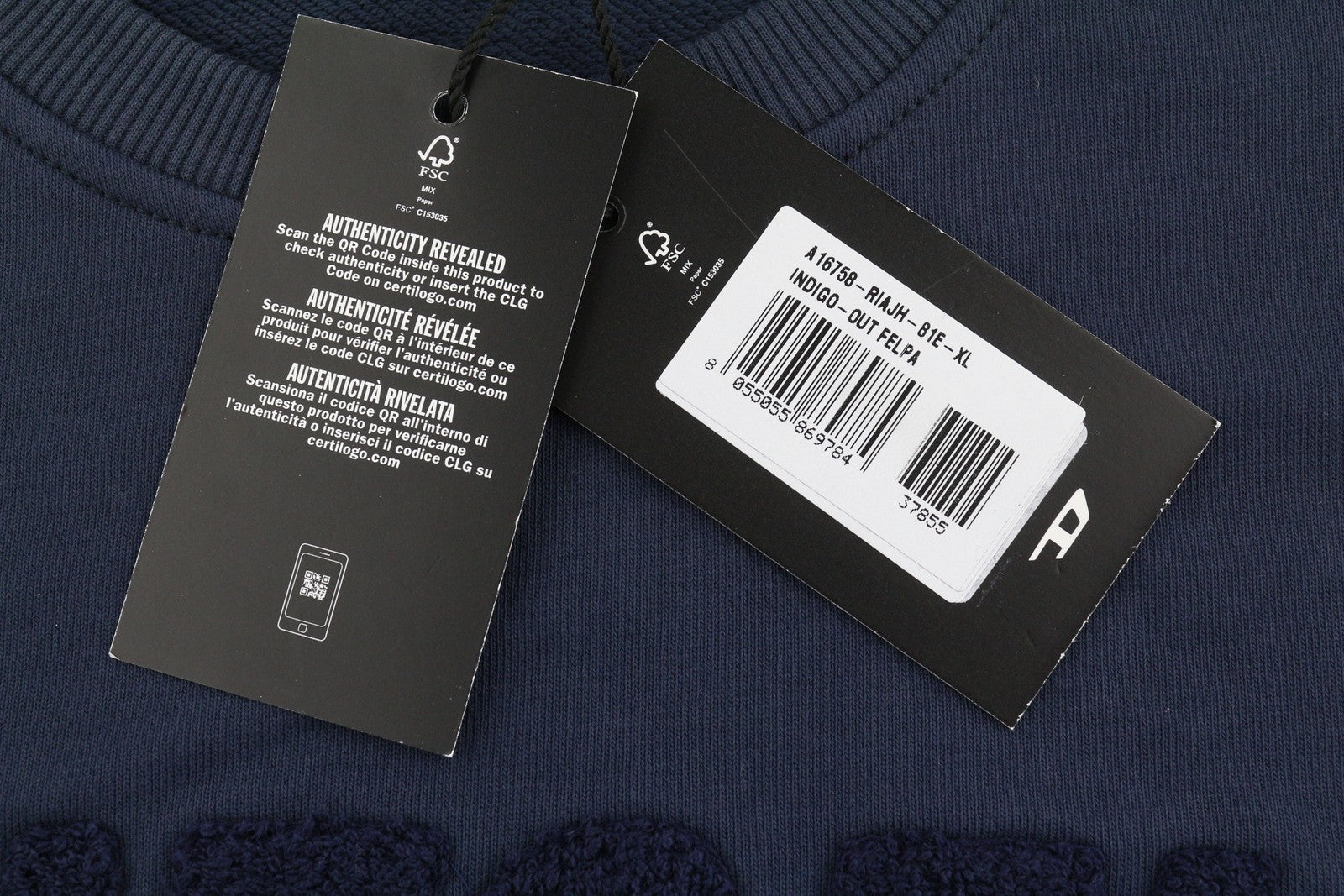 Sweatshirt Indigo-out