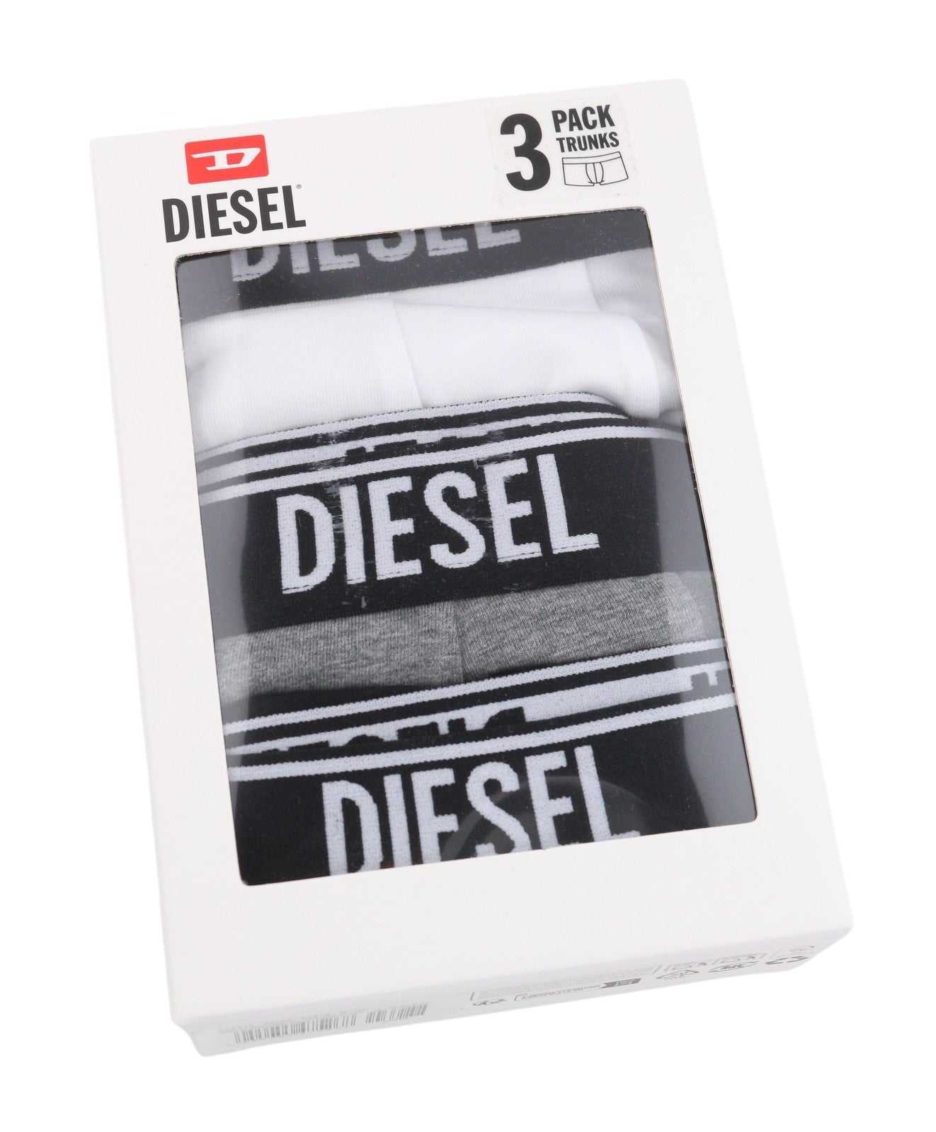 Diesel Umbx-shawnthreepack-rg Boxerky-šortky Muži Spodní prádlo3 Pack Trunks