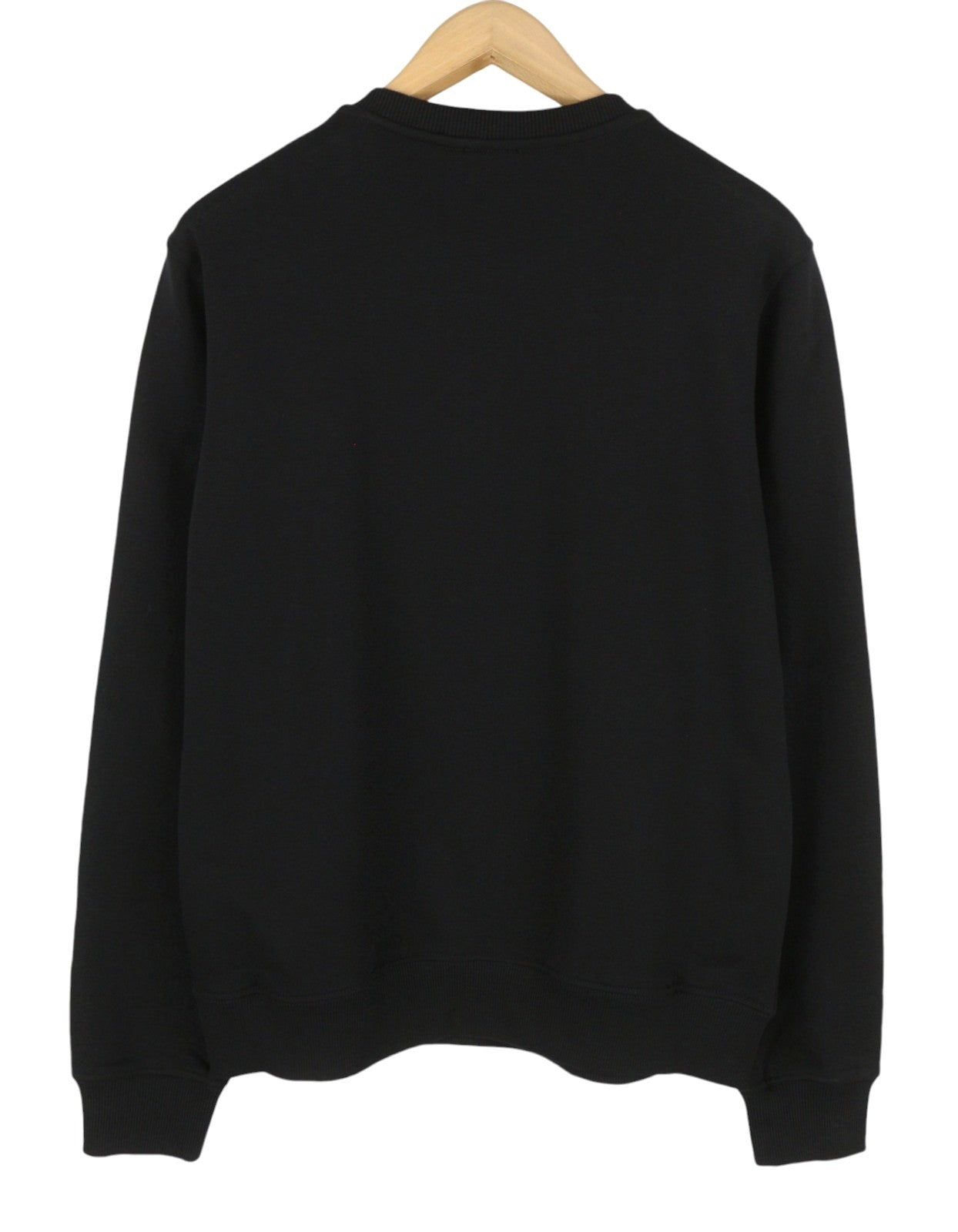 Diesel Indigo-out Men Sweatshirtblack Crew Neck Fluffy Lógó Pull On Rrp175