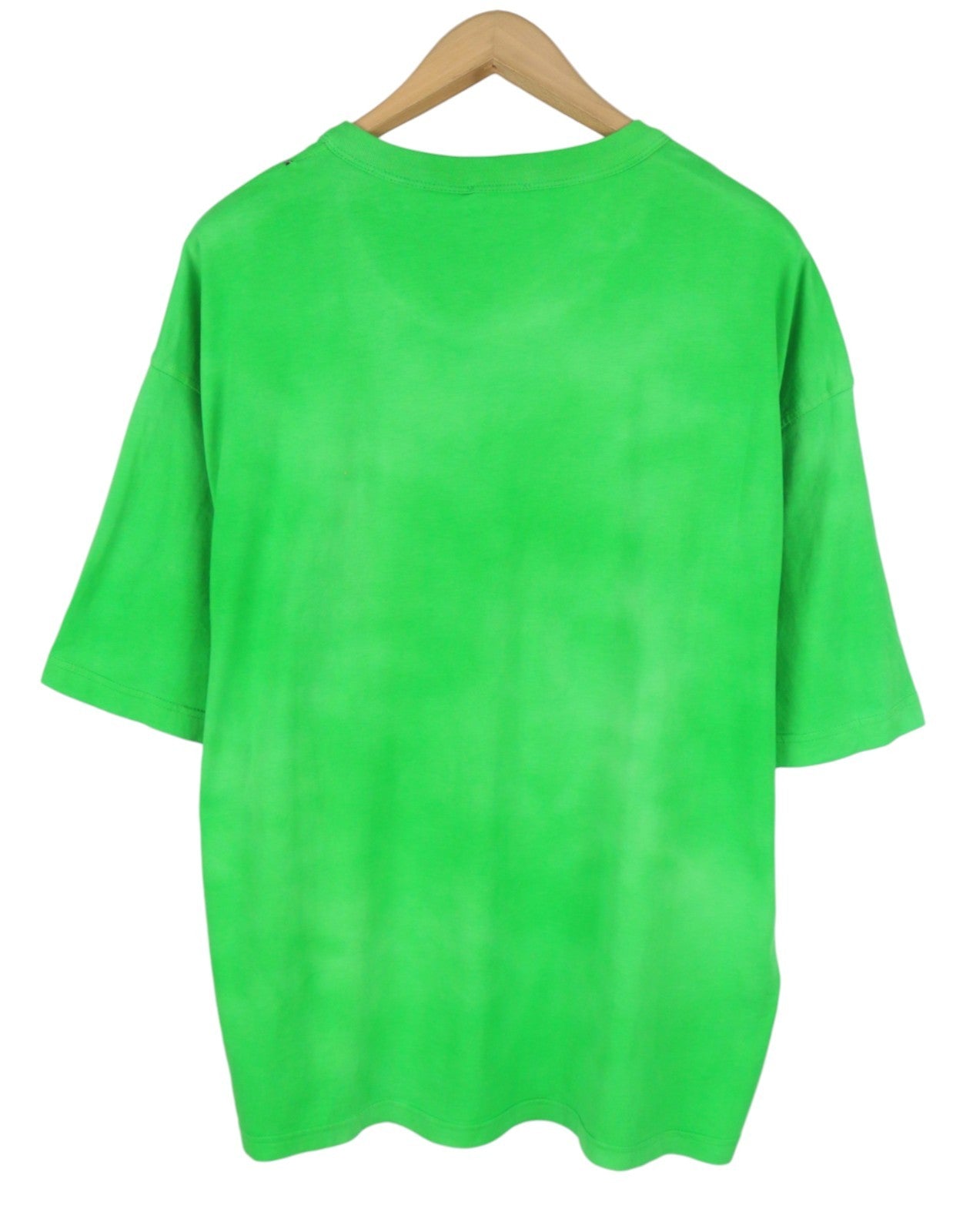 T-léine díosail Fir Nigh Amach 2xl Muiníl Ghearr Muineál Criú Faded Glas Faded