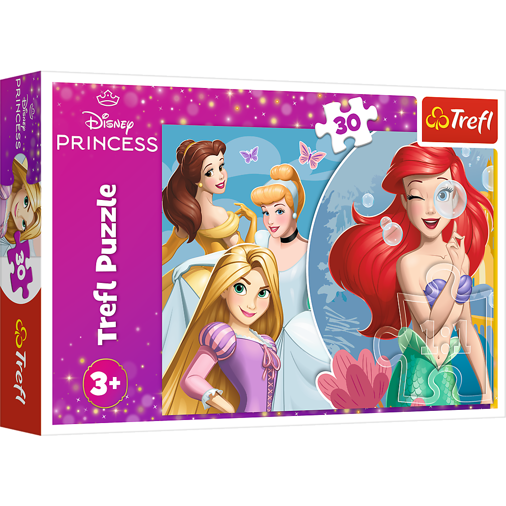 Puzzle - 30 Pieces - A Beautiful Day With Princesses - Disney Princess Trefl 18308
