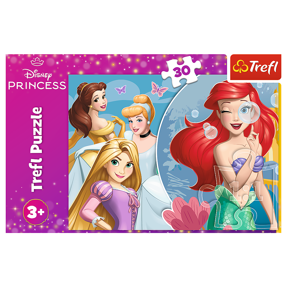 Puzzle - 30 Pieces - A Beautiful Day With Princesses - Disney Princess Trefl 18308