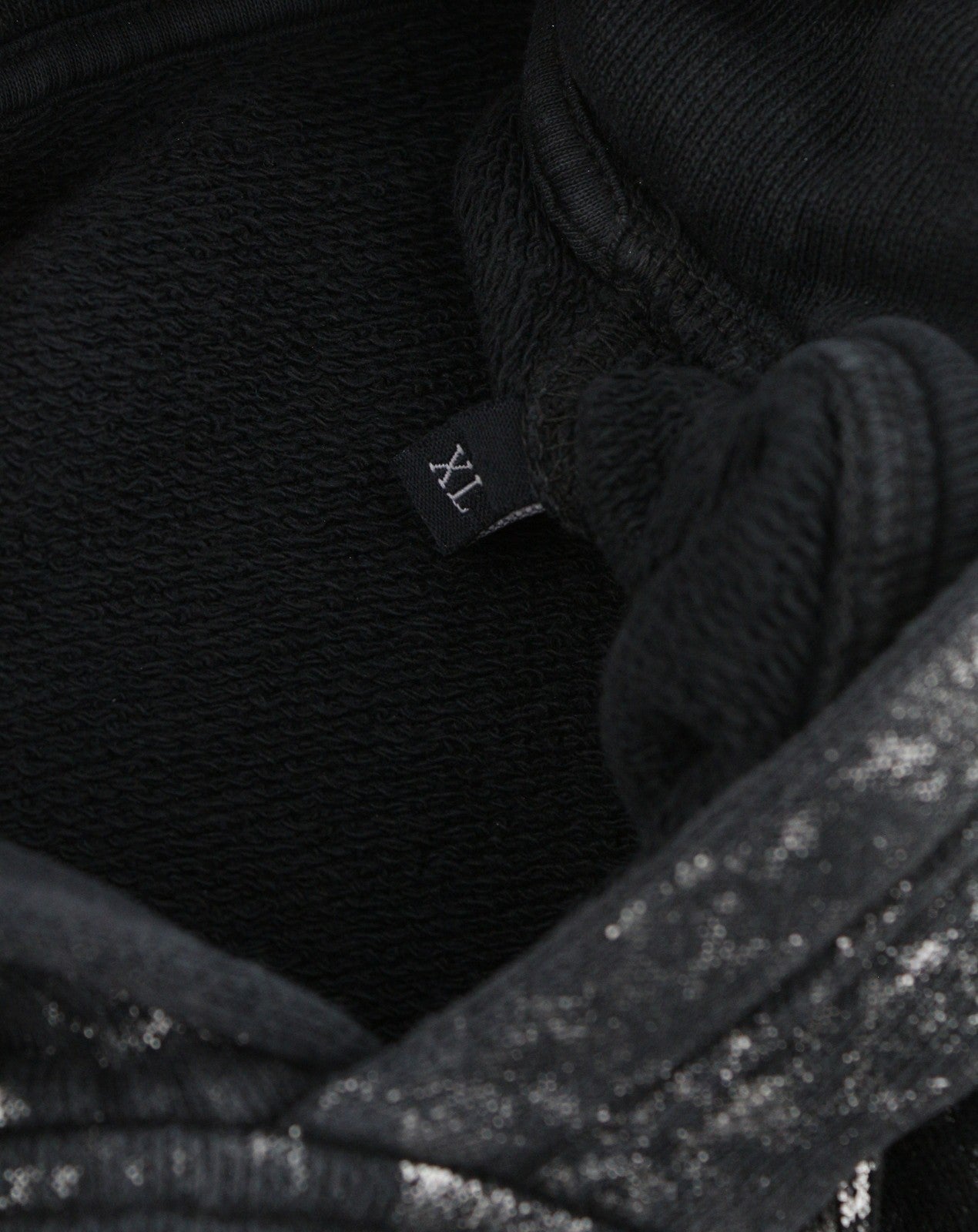 Diesel S-boxt-hood-Q6 Men Hoodieblack Metallic Shiny Relaxed Fit Rrp395