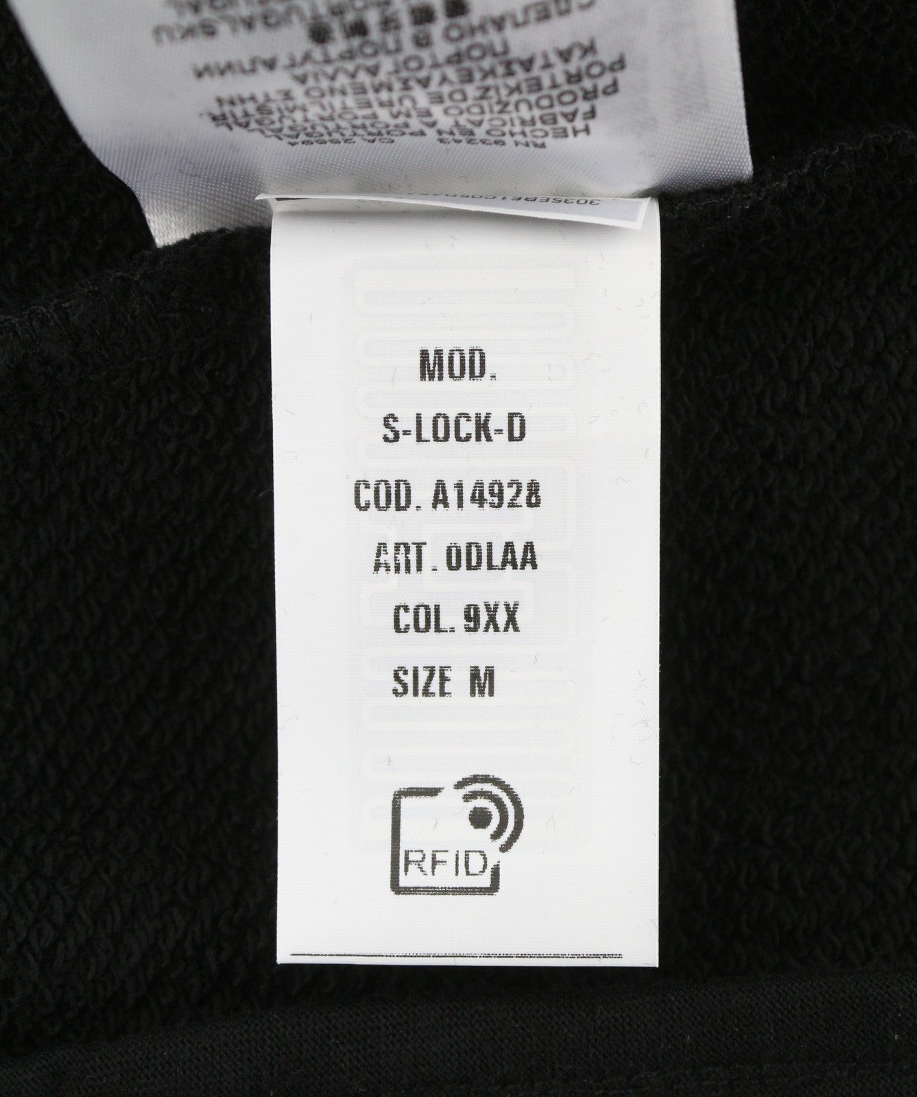 Pánská mikina Diesel S-lock-d Černá Vysoký Neck Zip Track Top Rrp195