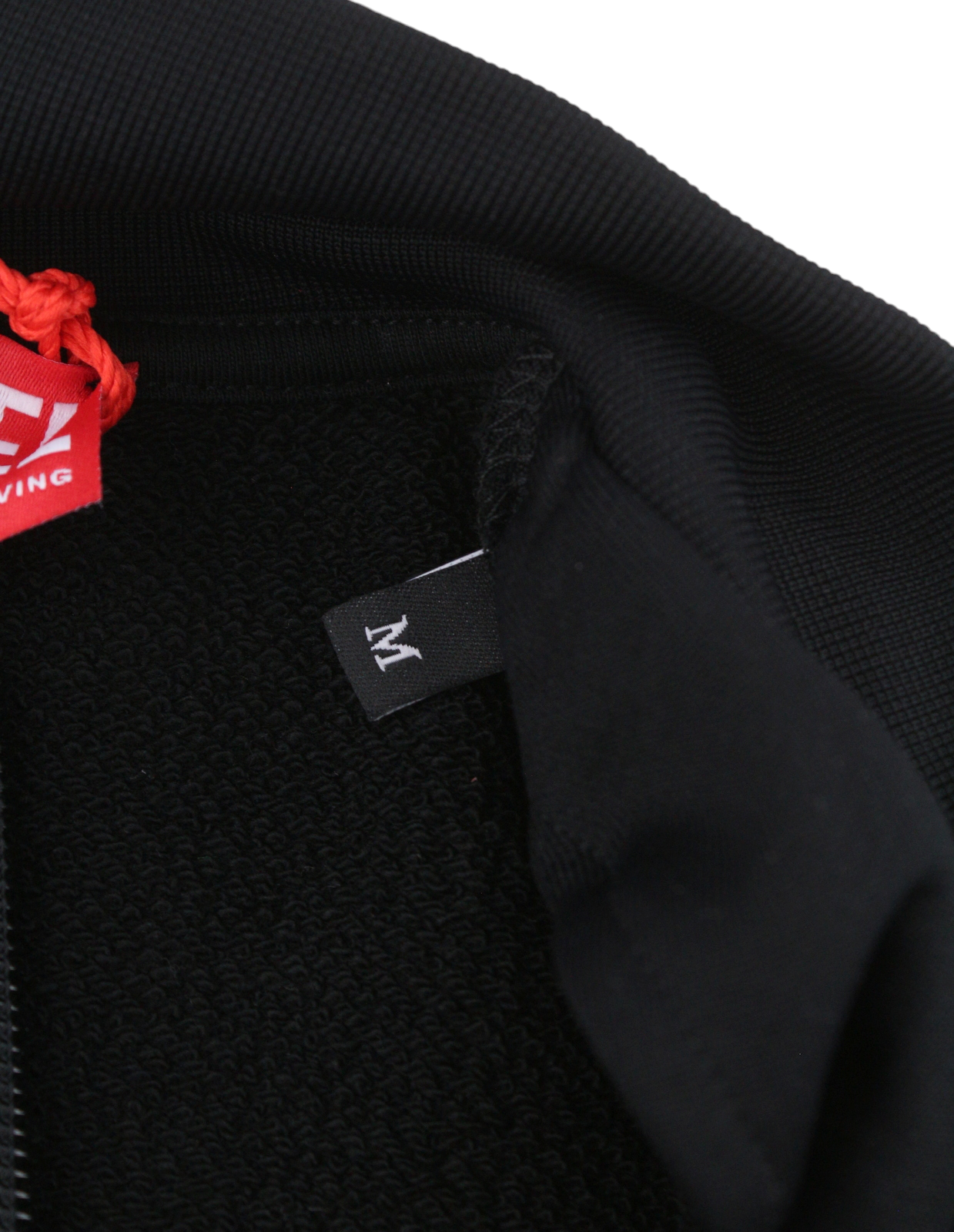 Pánská mikina Diesel S-lock-d Černá Vysoký Neck Zip Track Top Rrp195