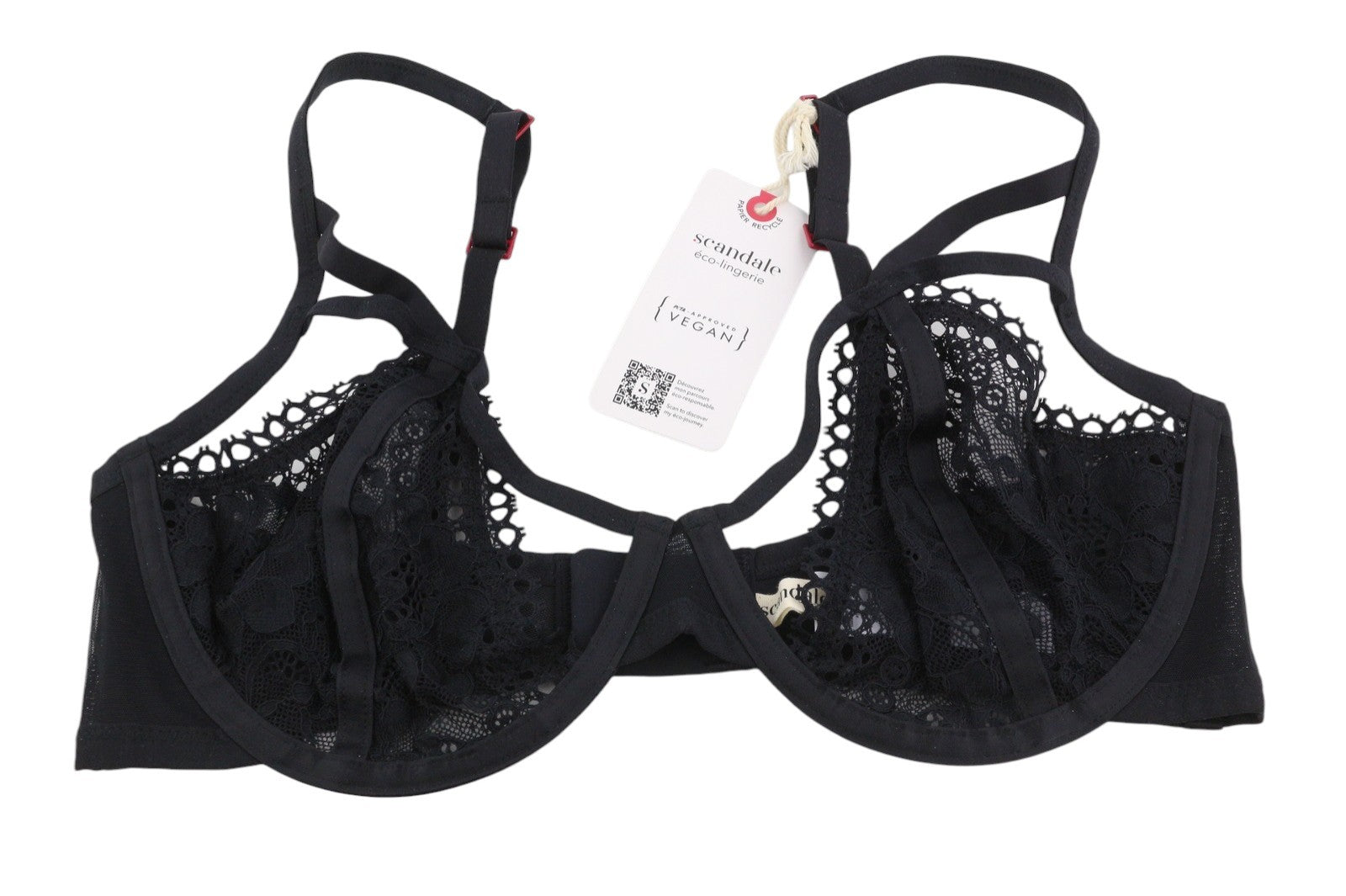 Bra Plunge In Floral Lace-unpadded & Wired
