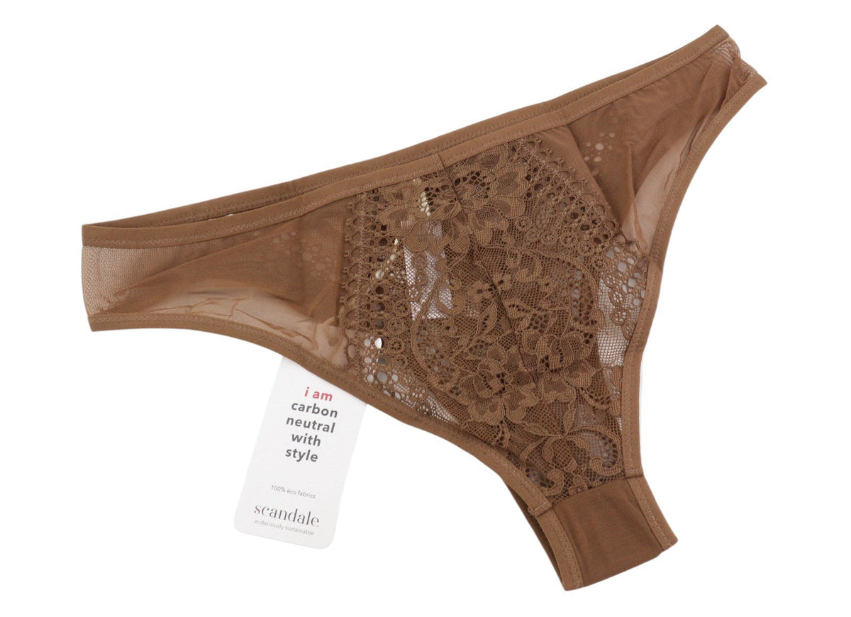 Scandale Le Bresilien Sensual-nude B18 Mujer Braguitasmarrón Cordones Pack De 2