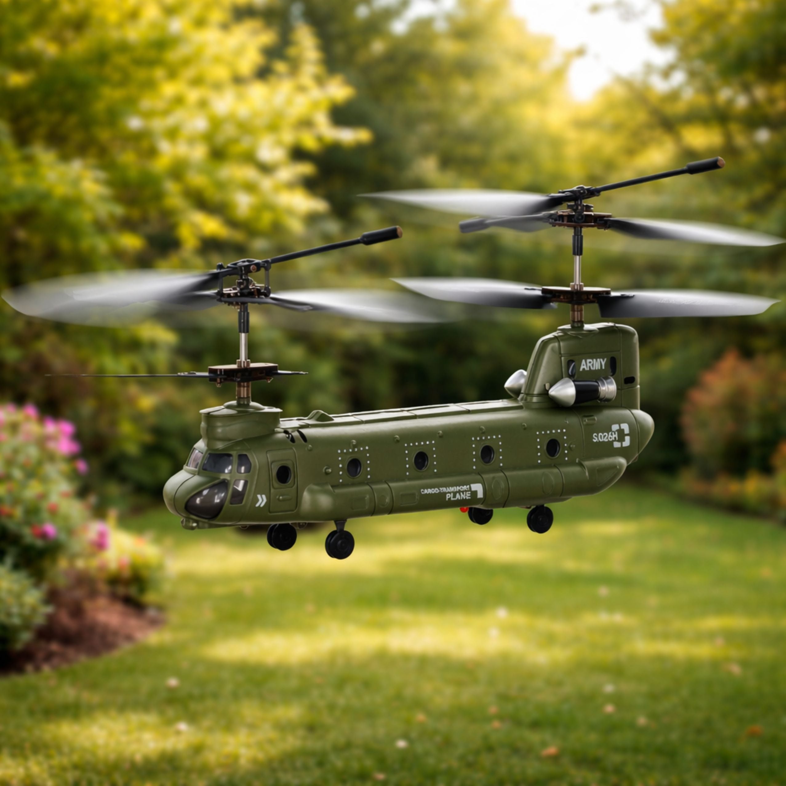 Rc Helicopter Remote Control Syma S026h-1 Green Khaki