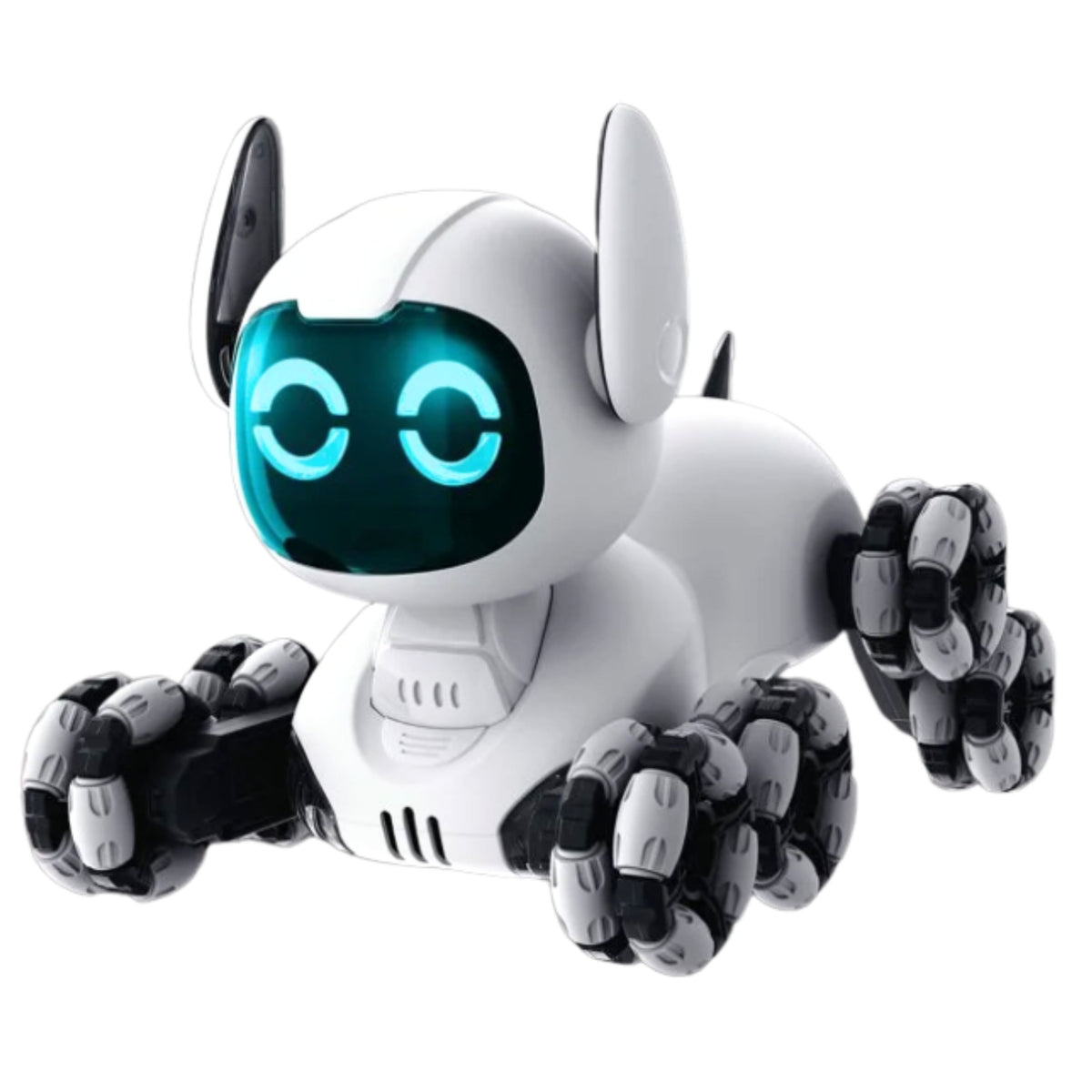 Tooby Robot Dog Remote Controlled Rc 360° Lights Sounds Black And White