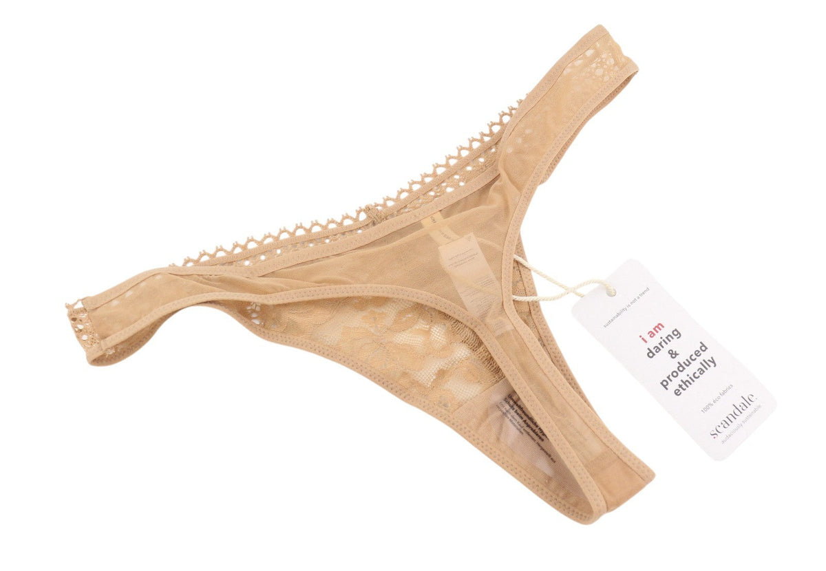 Scandale Le String Sensual-nude T17 női bugyi finom csipkebetét 3 részes
