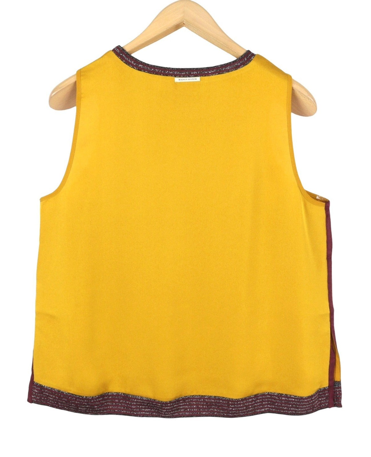 Yellow Polyester T-shirt