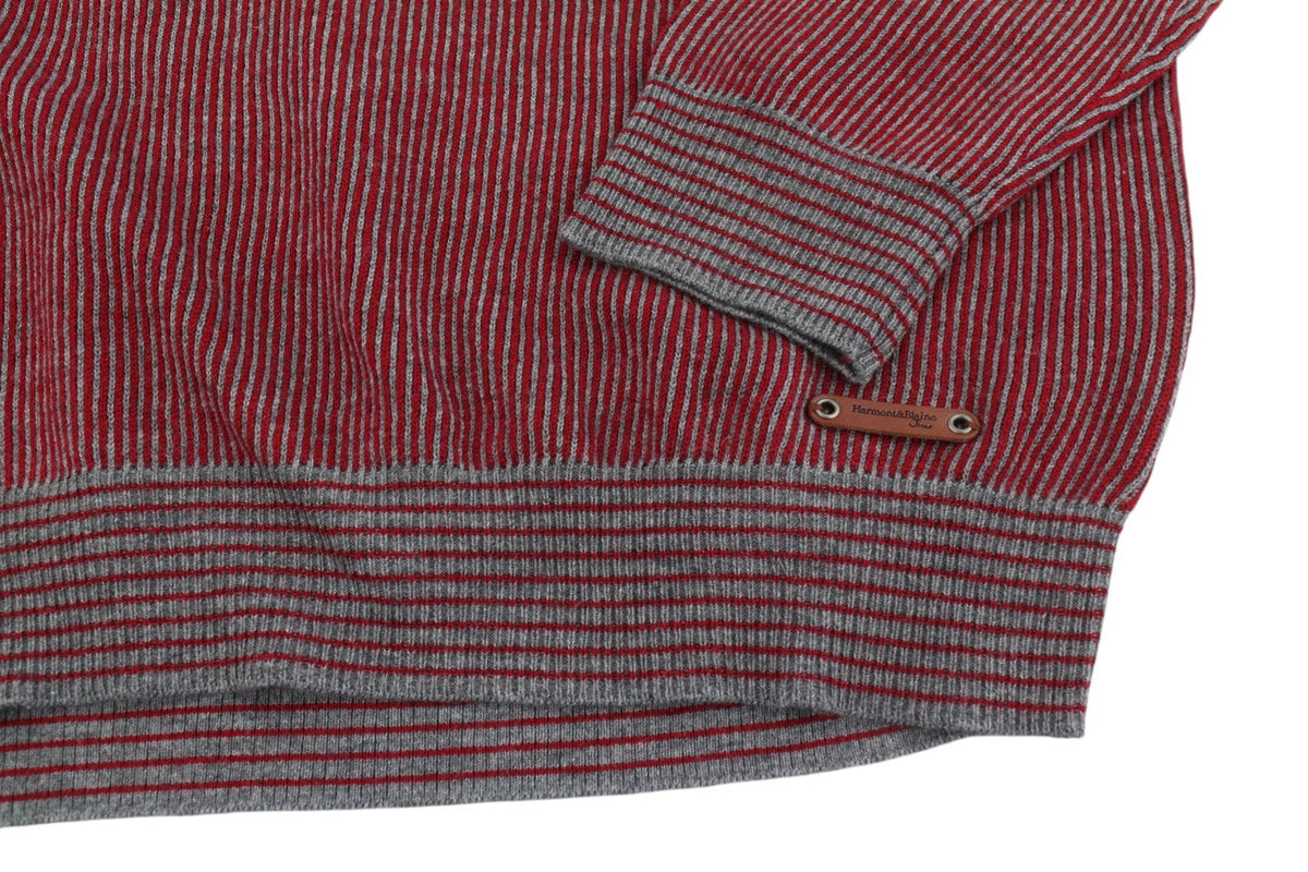 Harmont & Blaine Pull en laine mélangée à motifs rouge 2xl pour homme