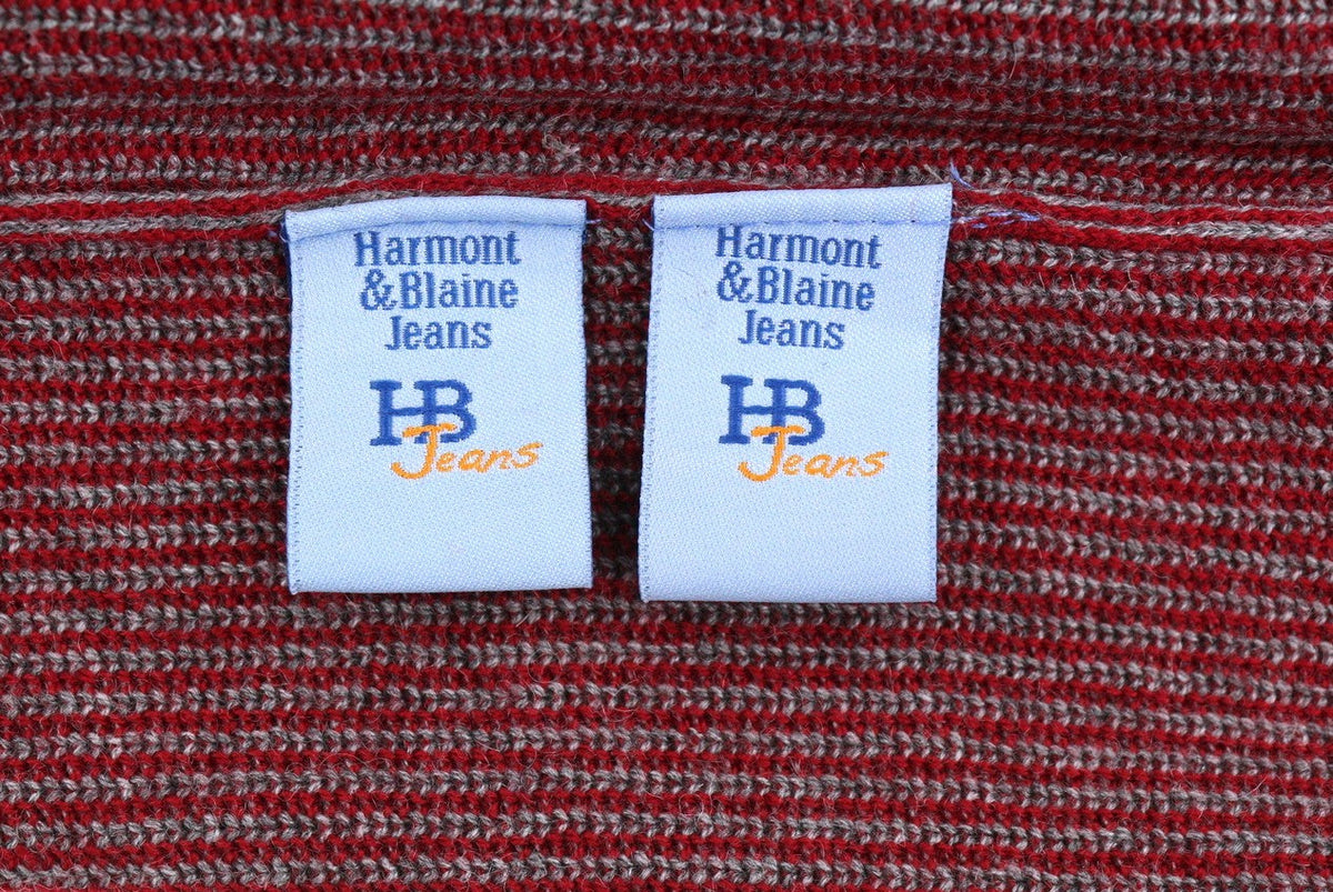Harmont & Blaine Pull en laine mélangée à motifs rouge 2xl pour homme