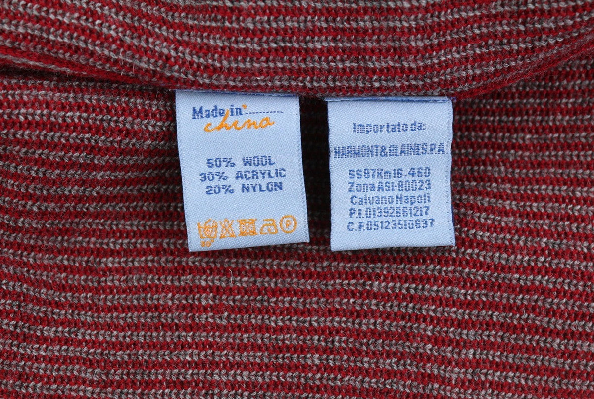 Harmont & Blaine Pull en laine mélangée à motifs rouge 2xl pour homme