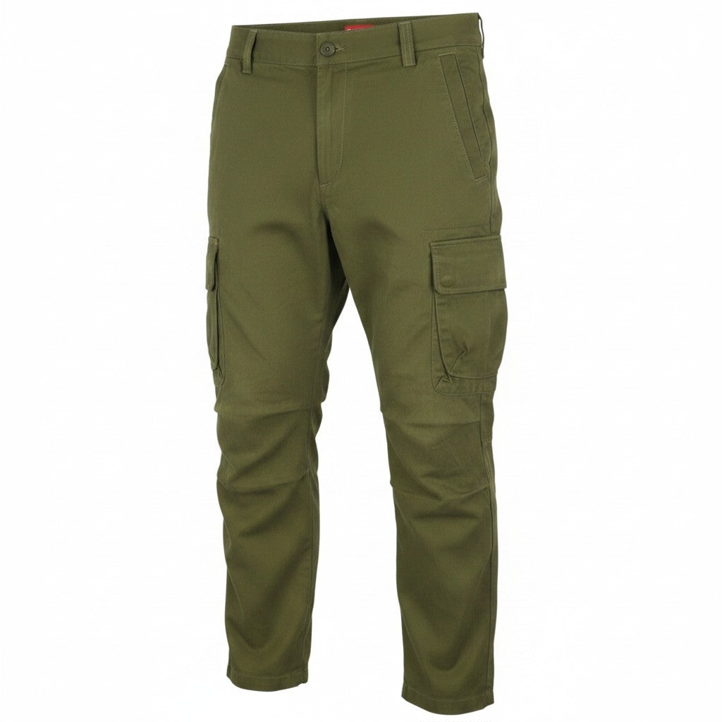 Pánské kalhoty Diesel P-argymw37 Khaki Green Regular Fit Cargo Rrp225