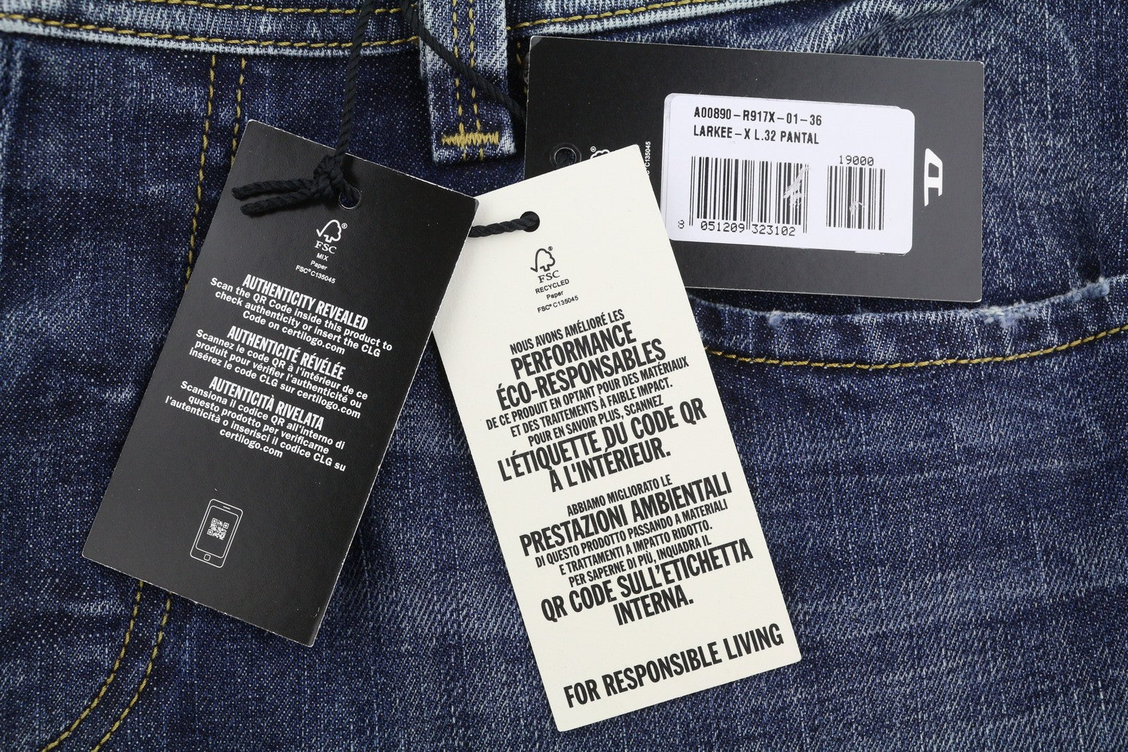 Jeans 1985 Larkee R917x